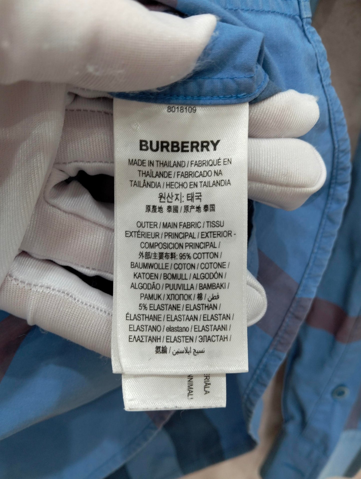 Burberry - Other - Cotton - Blue - (S)