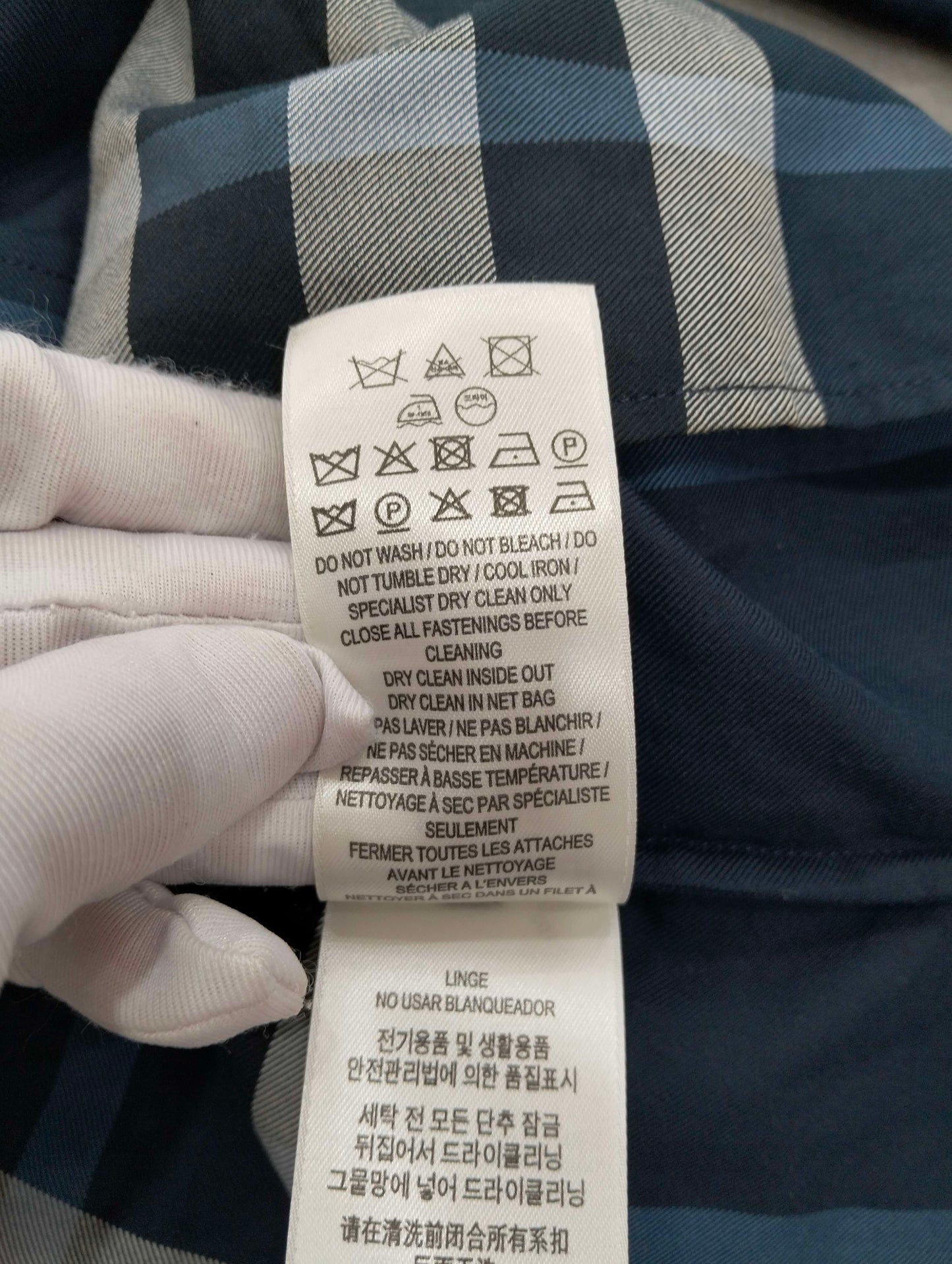 Burberry - Other - Cotton - Blue - (S)