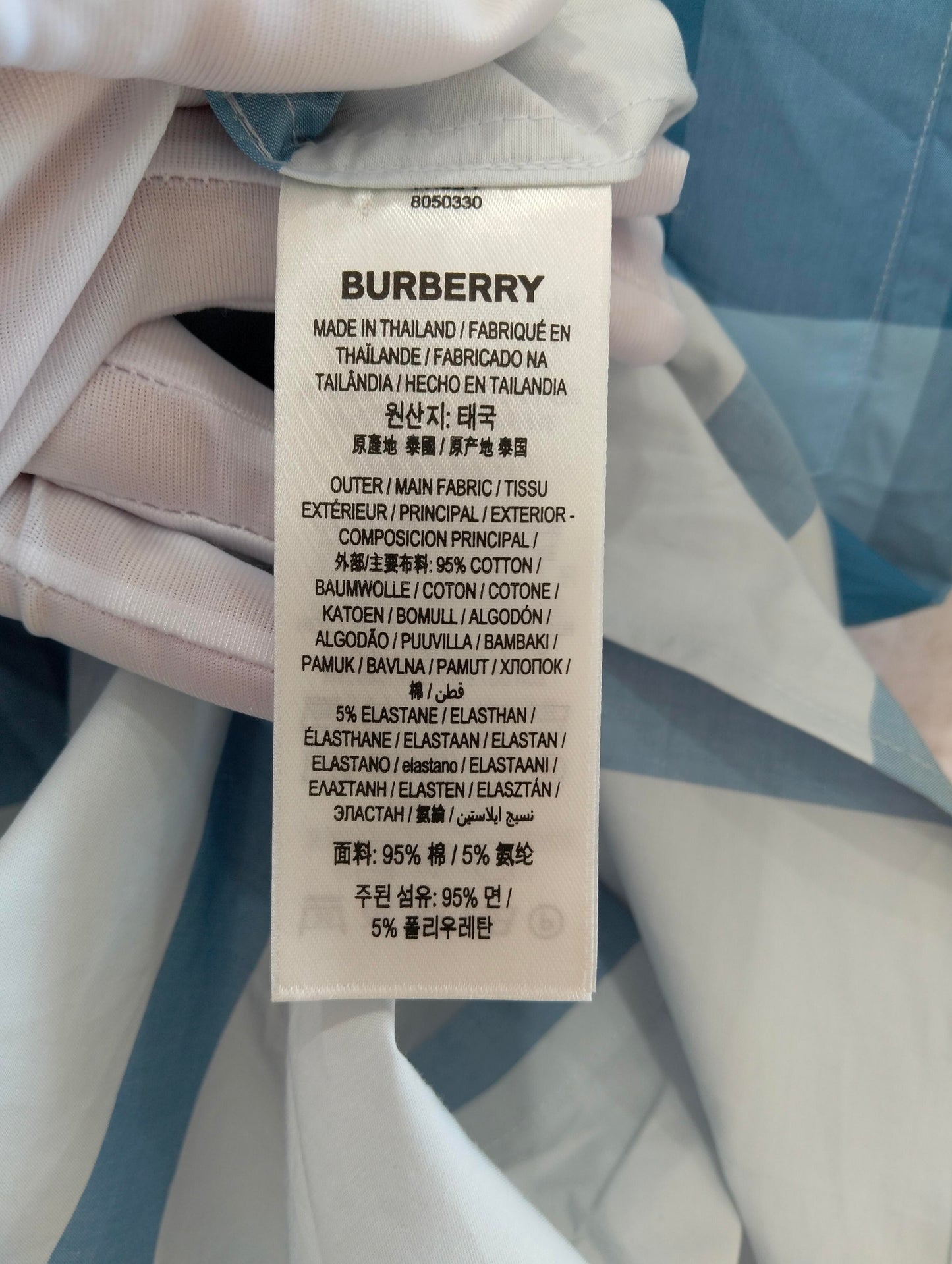 Burberry - Other - Cotton - Blue - (XL)
