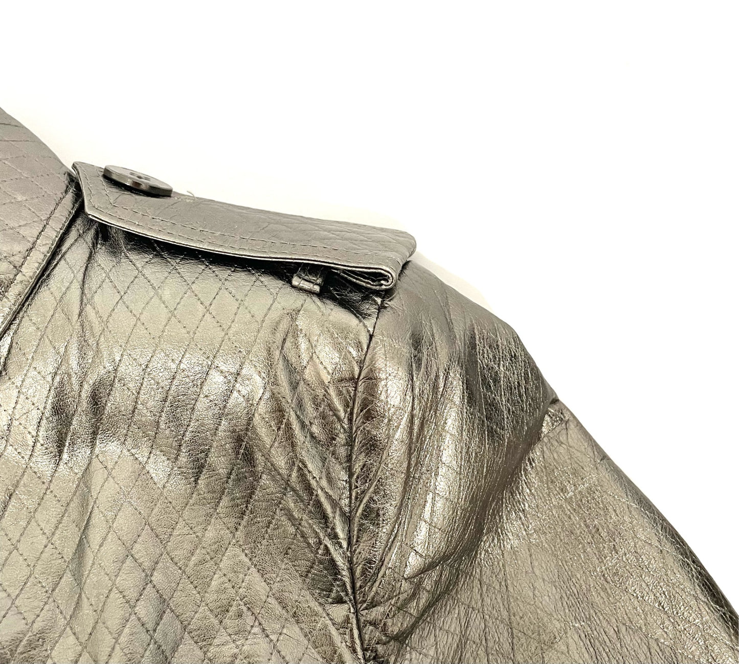 Burberry - Other - Leather - Silver - (44)
