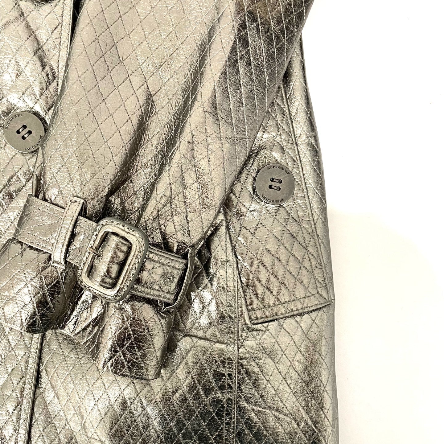 Burberry - Other - Leather - Silver - (48)