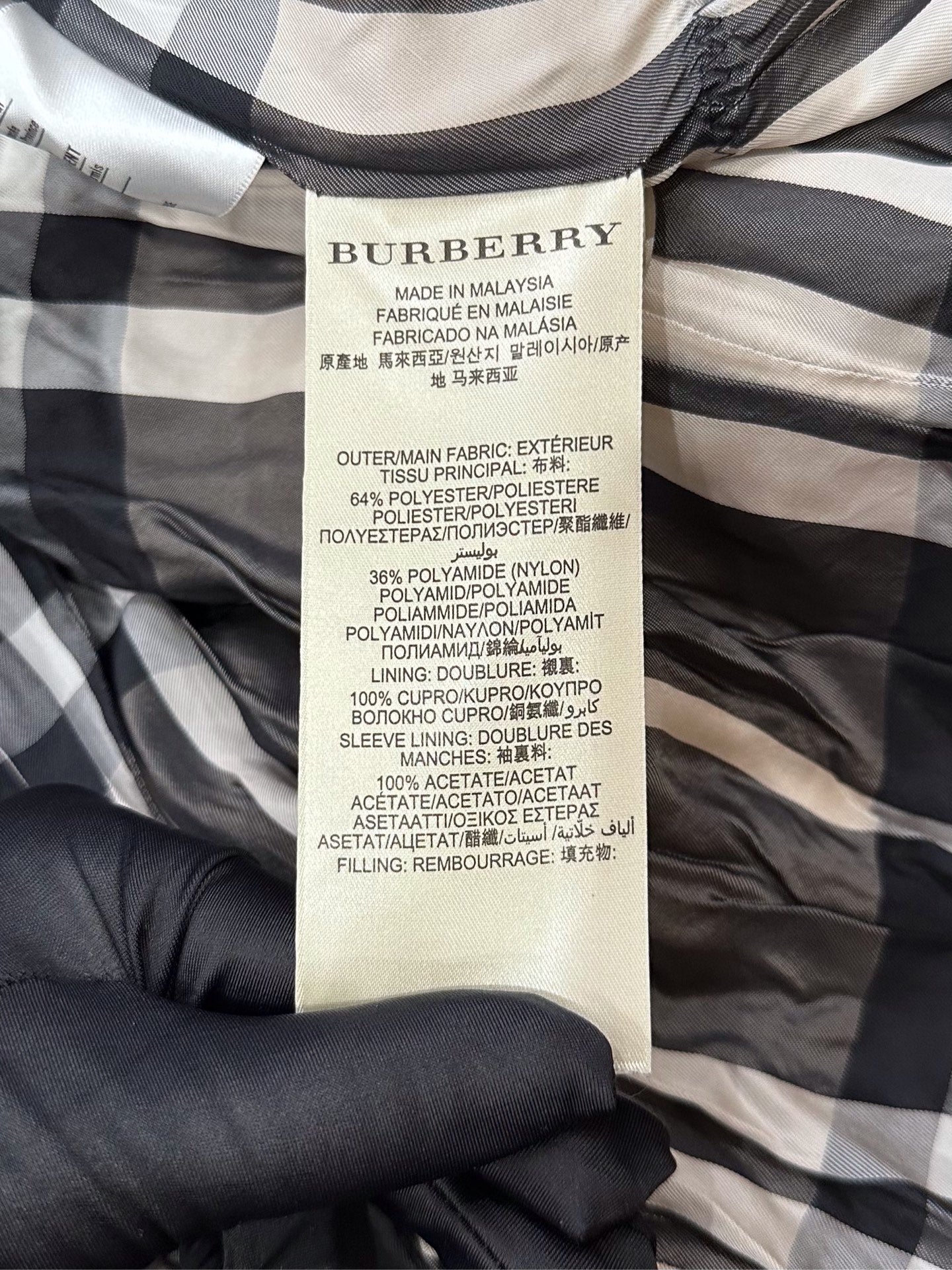 Burberry - Other - Polyamide - Black - (M)
