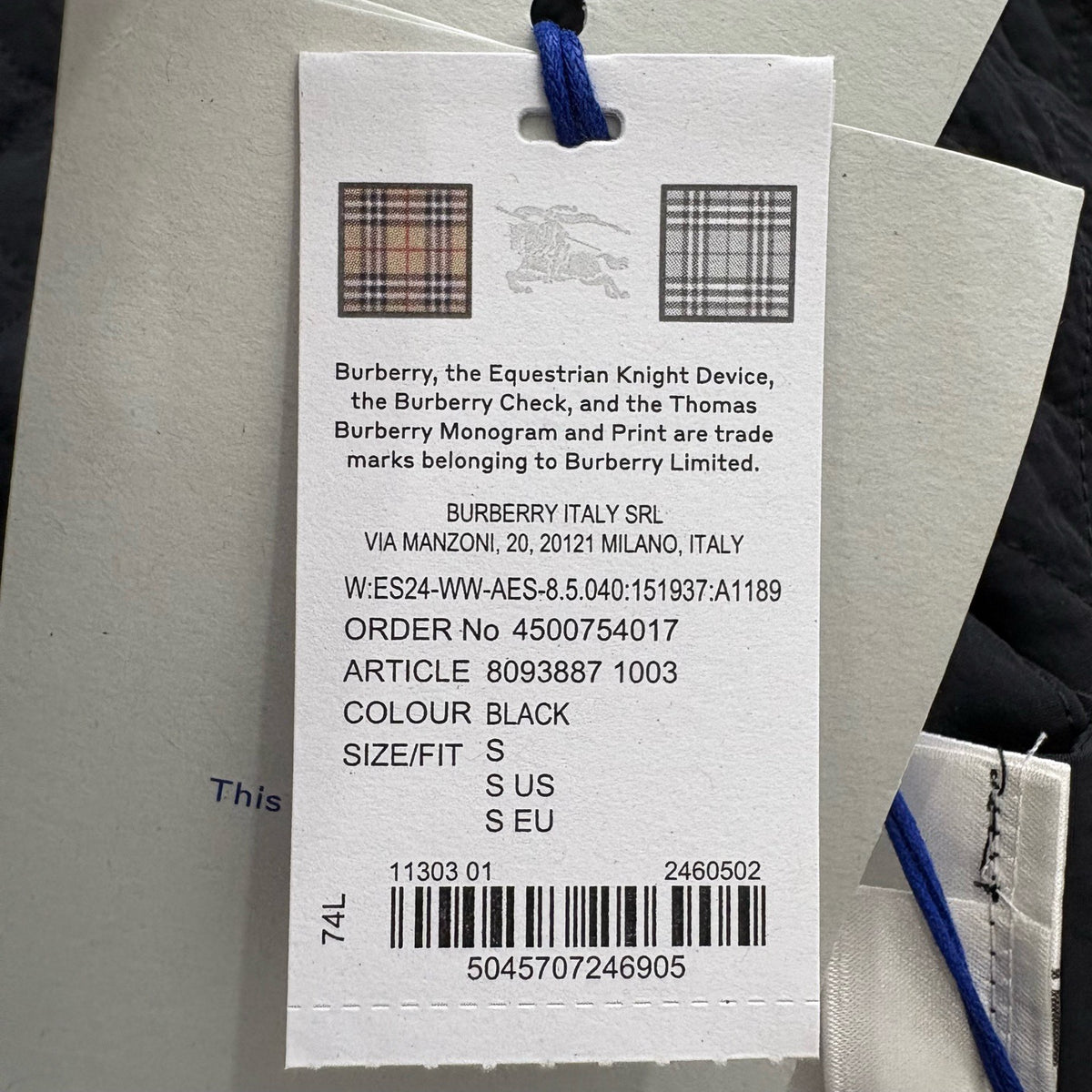 Burberry - Other - Polyamide - Black - (S)
