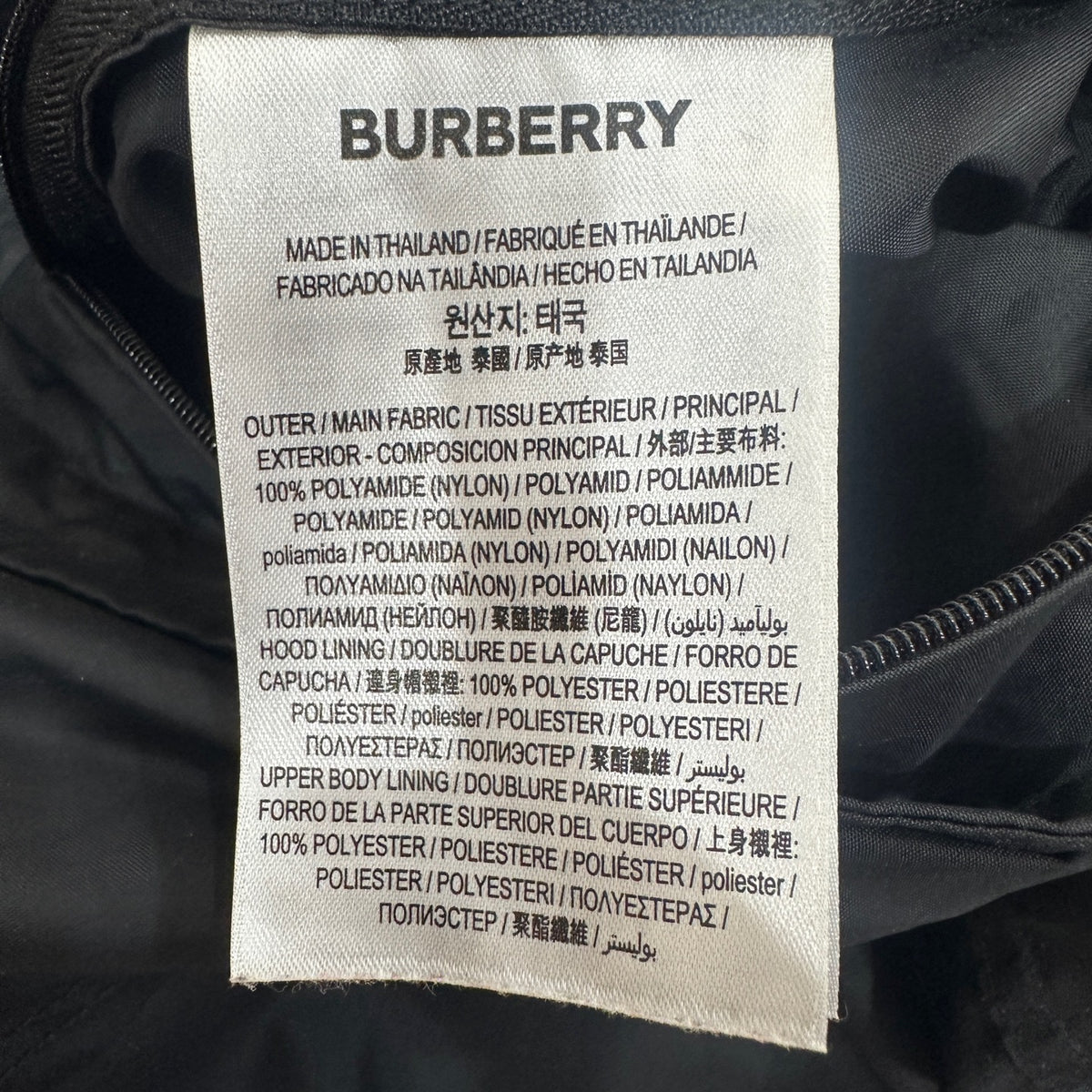Burberry - Other - Polyamide - Black - (XL)
