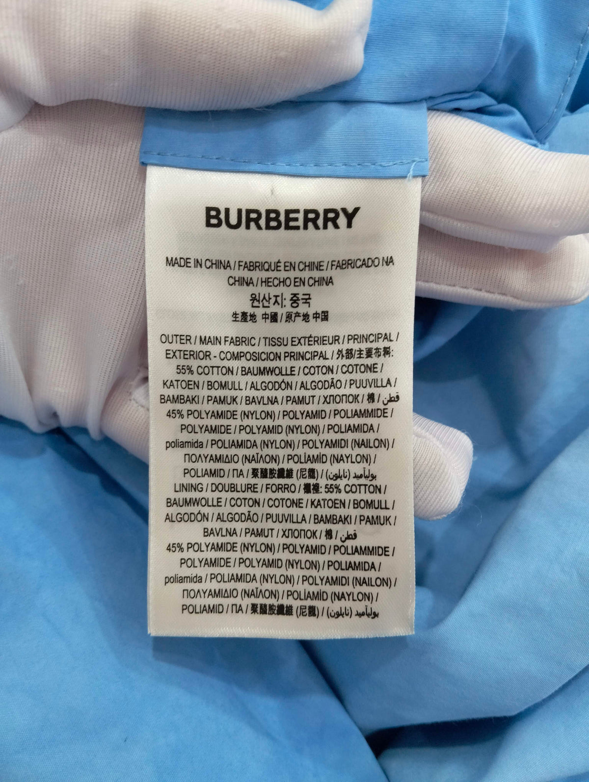 Burberry - Other - Polyamide - Blue - (L)