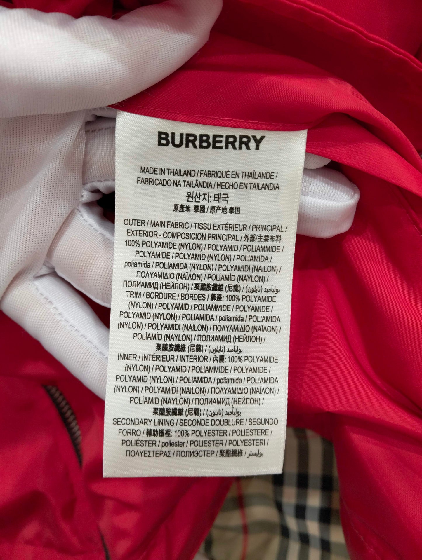 Burberry - Other - Polyamide - Multicolour - (L)