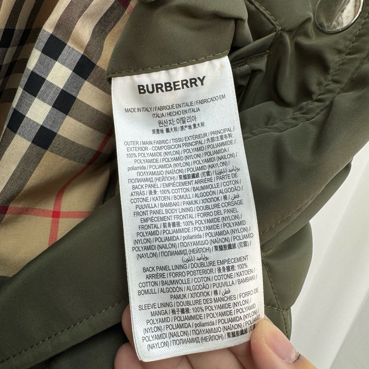 Burberry - Other - Polyamide - Multicolour - (S)