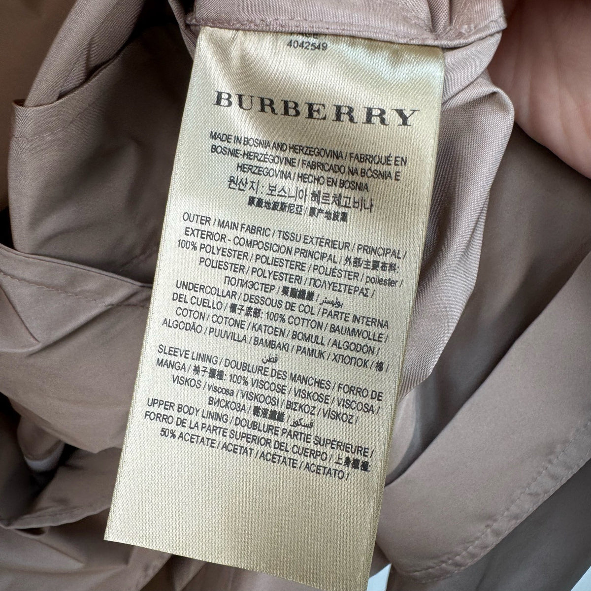 Burberry - Other - Polyester - Beige - (16)