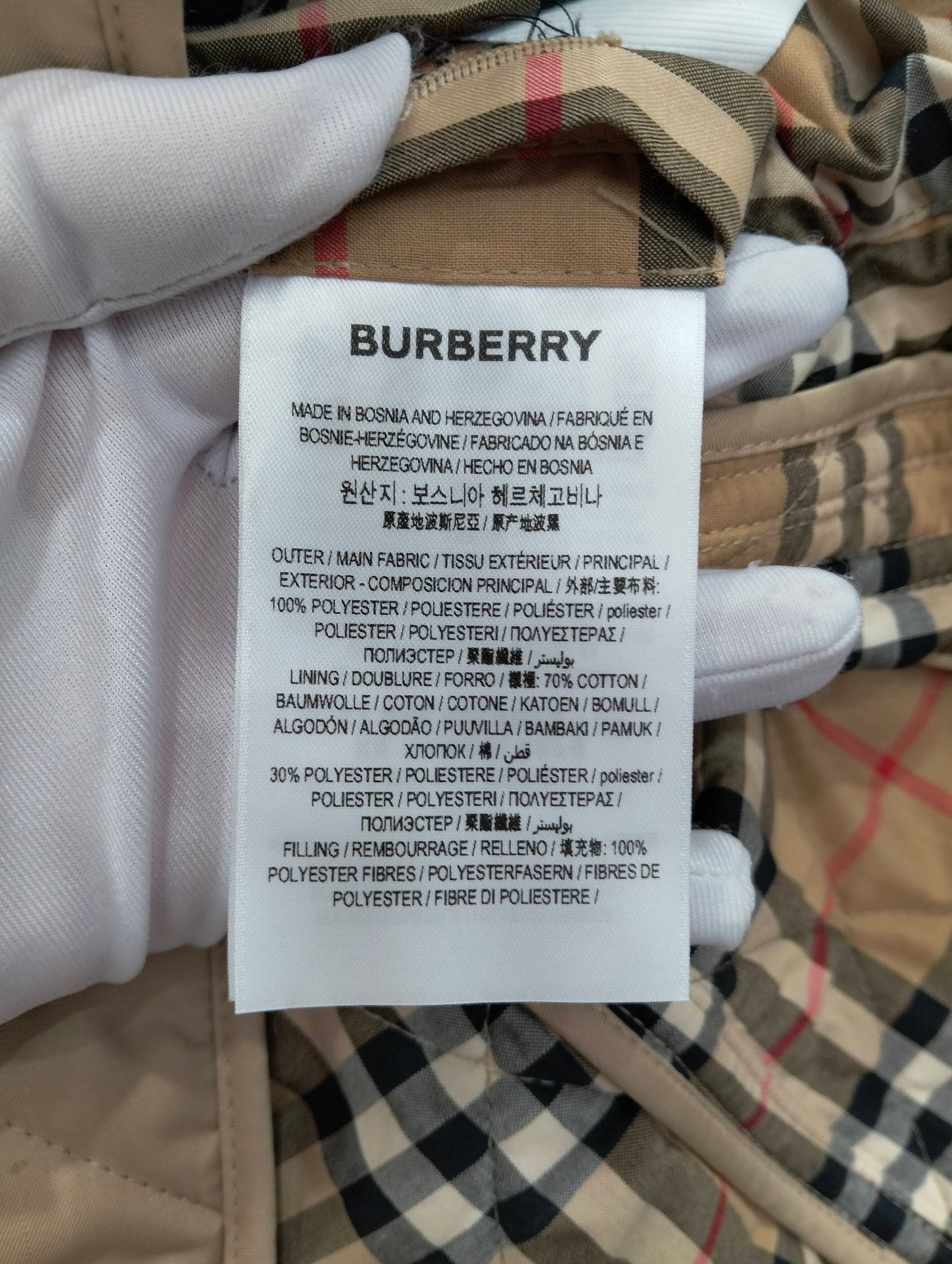 Burberry - Other - Polyester - Beige - (M)
