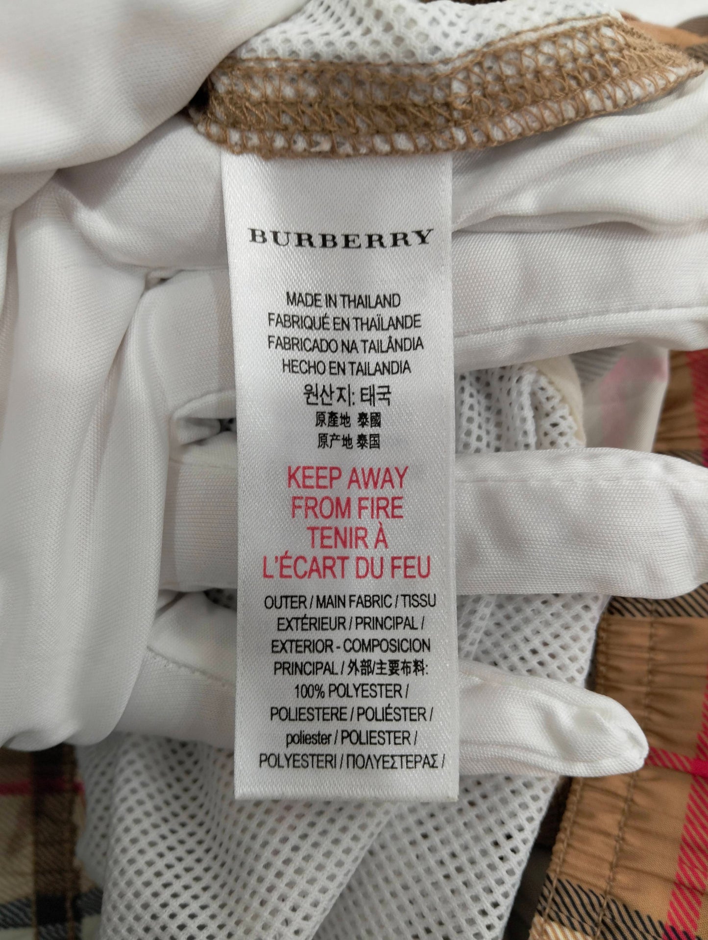 Burberry - Other - Polyester - Beige - (S)