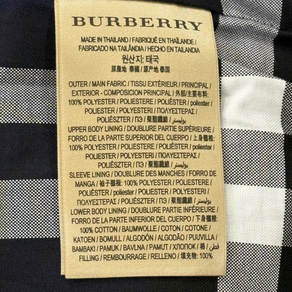 Burberry - Other - Polyester - Black - (40)