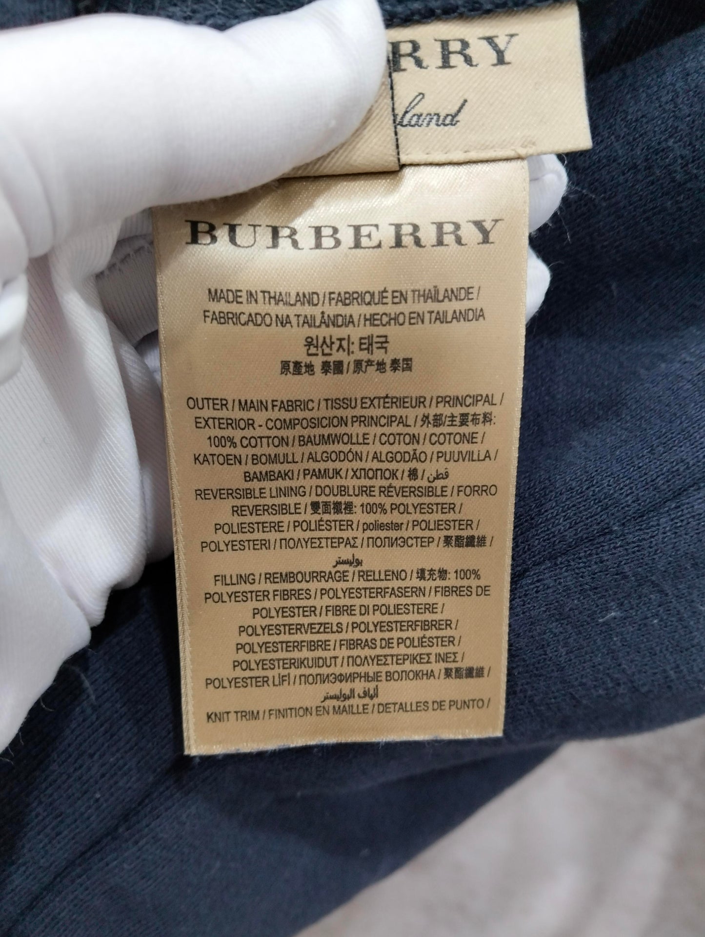 Burberry - Other - Polyester - Blue - (M)
