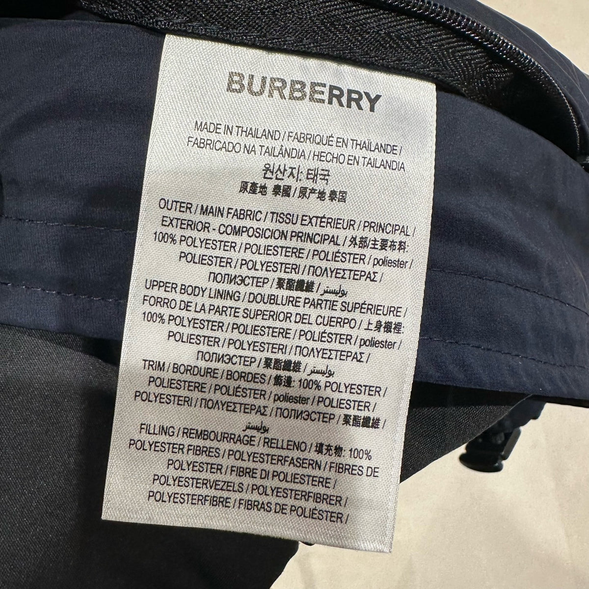 Burberry - Other - Polyester - Navy - (48)