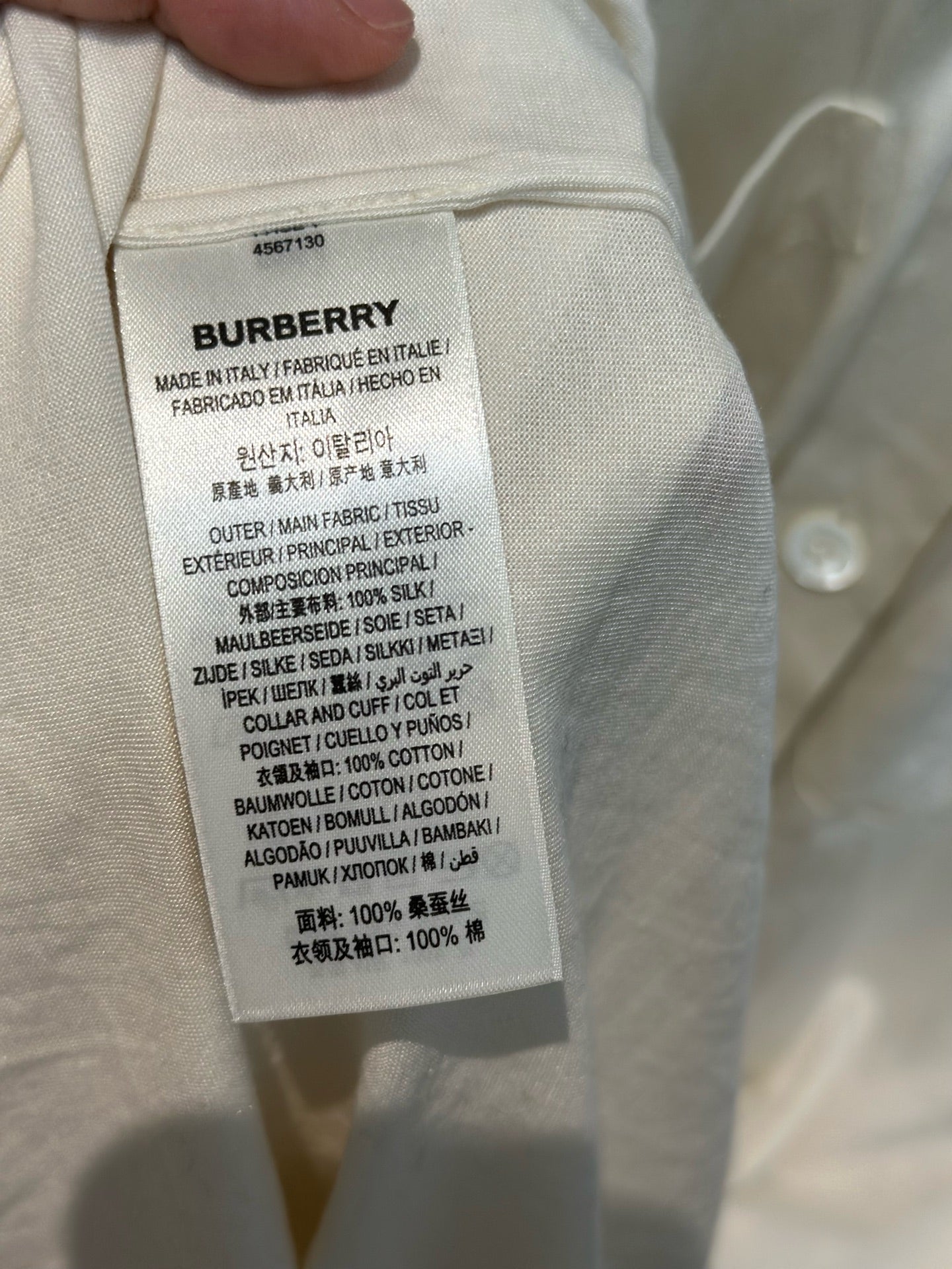 Burberry - Other - Silk - White - (34)