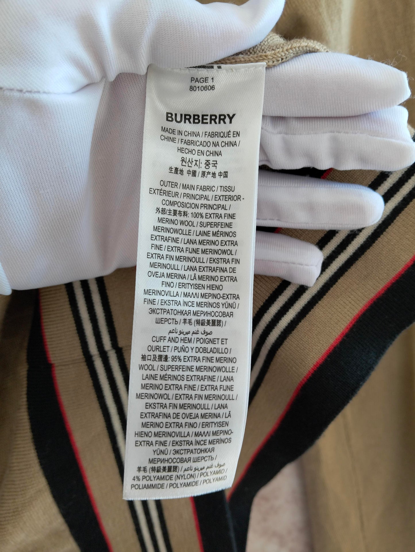 Burberry - Other - Wool - Beige - (S)