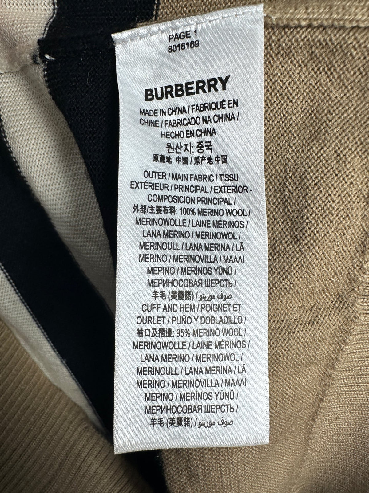 Burberry - Other - Wool - Beige - (XS)