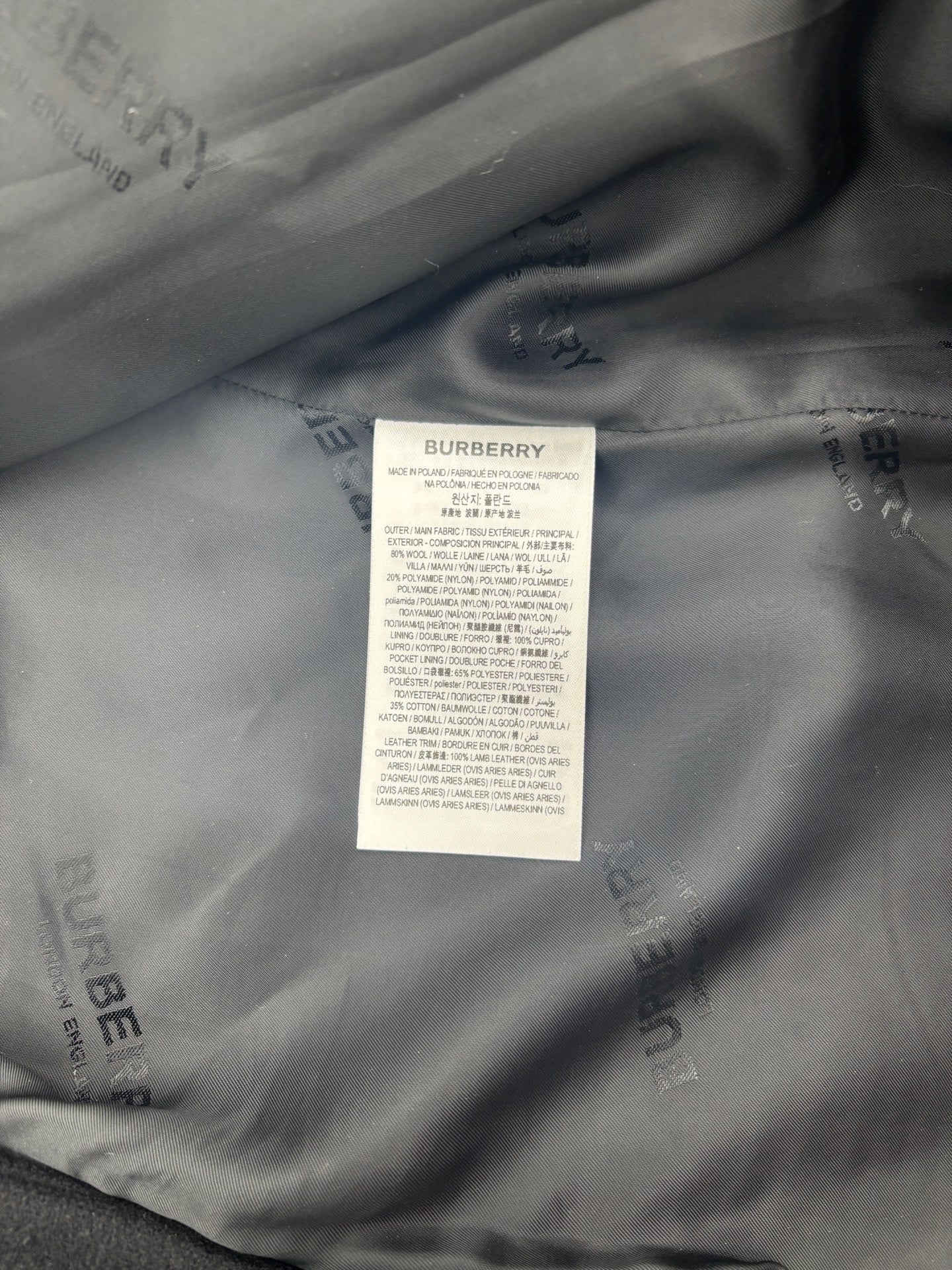 Burberry - Other - Wool - Black - (10)