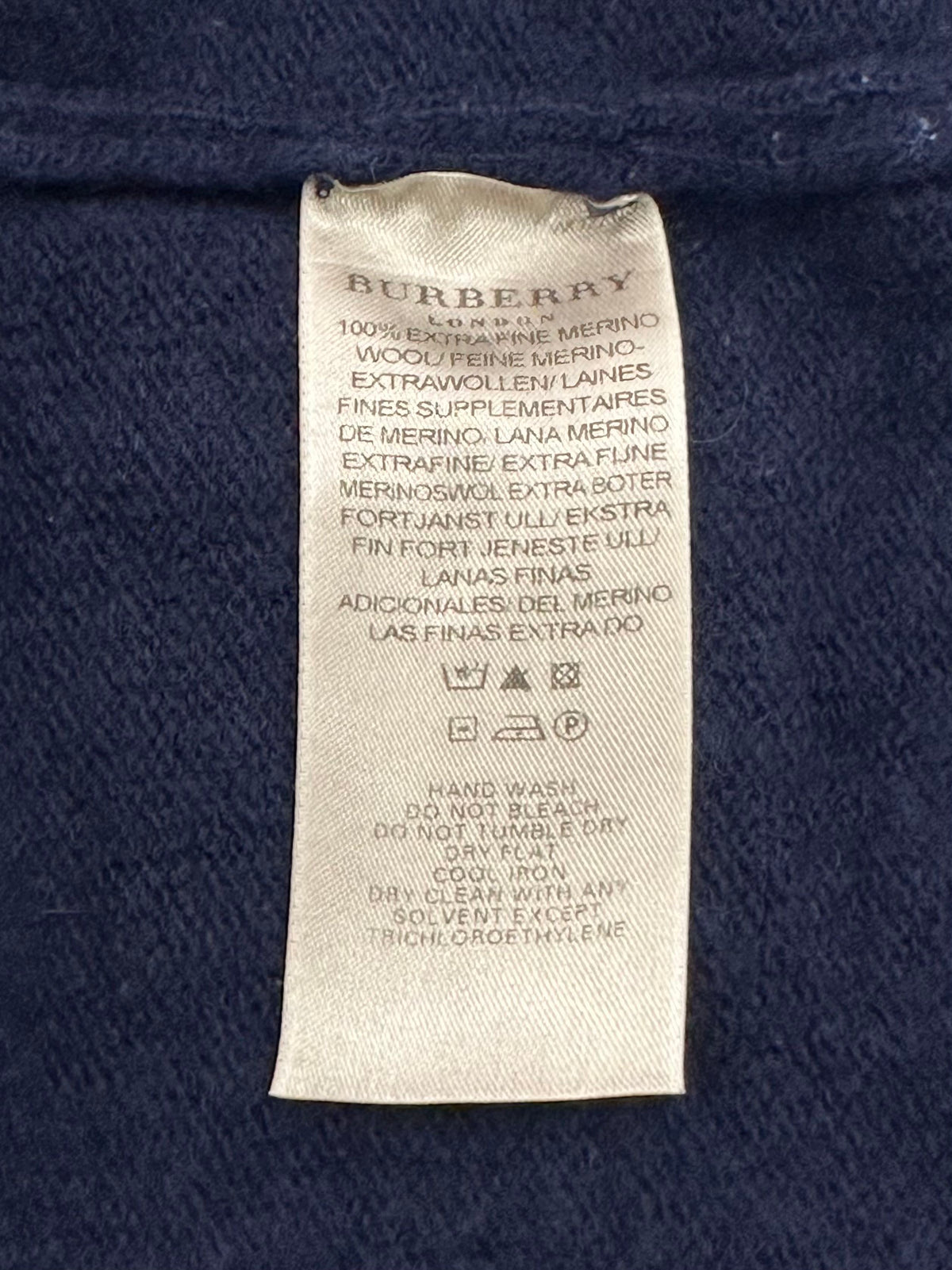 Burberry - Other - Wool - Blue - (XL)
