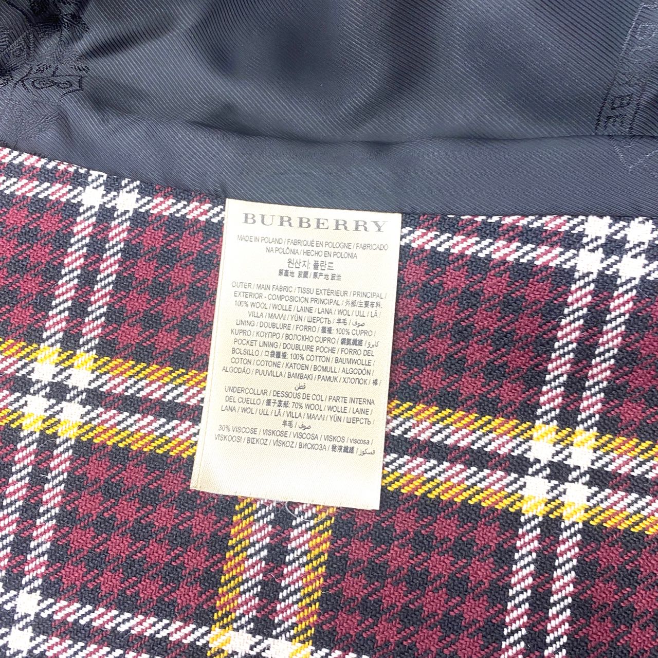 Burberry - Other - Wool - Burgundy - (38)