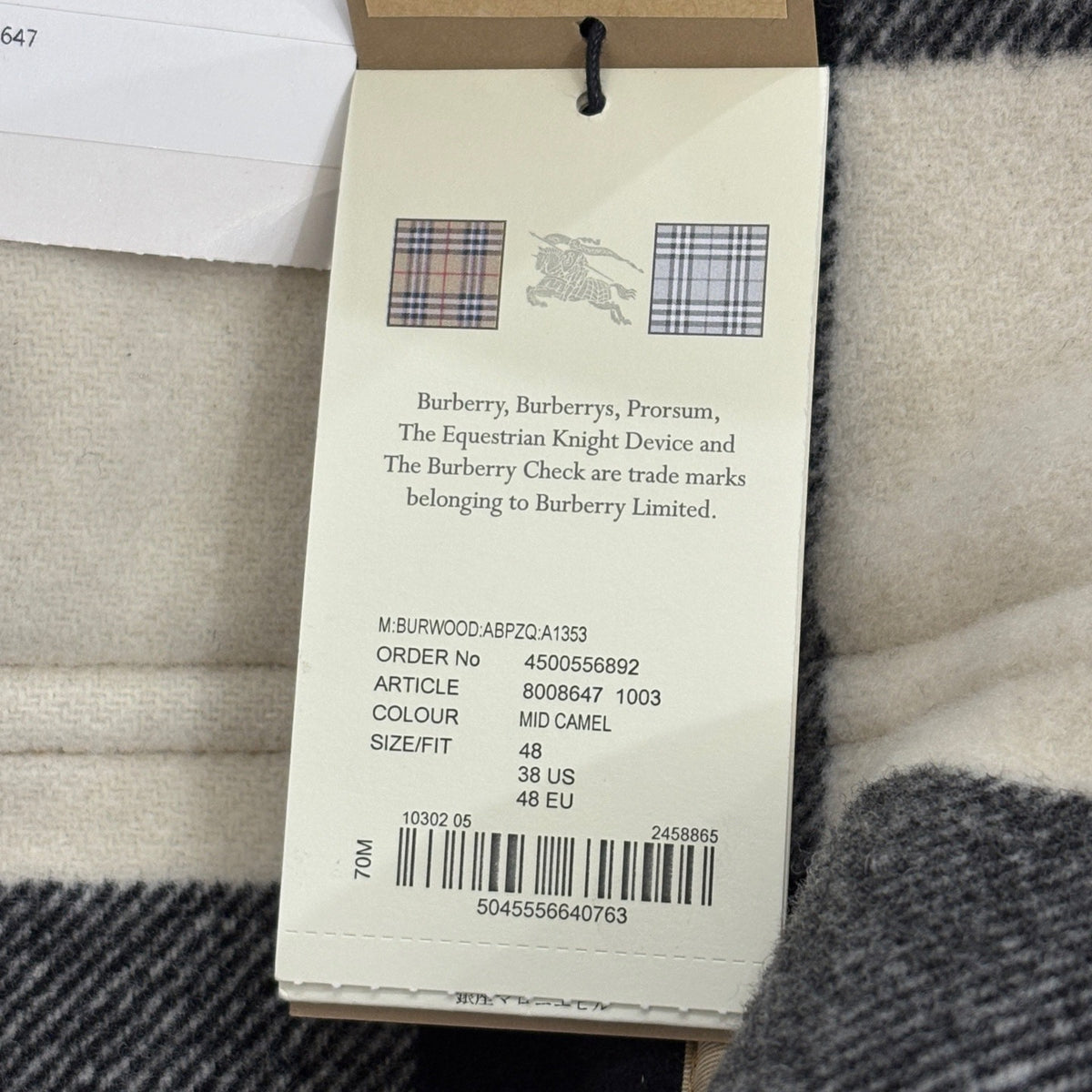 Burberry - Other - Wool - Camel - (48)