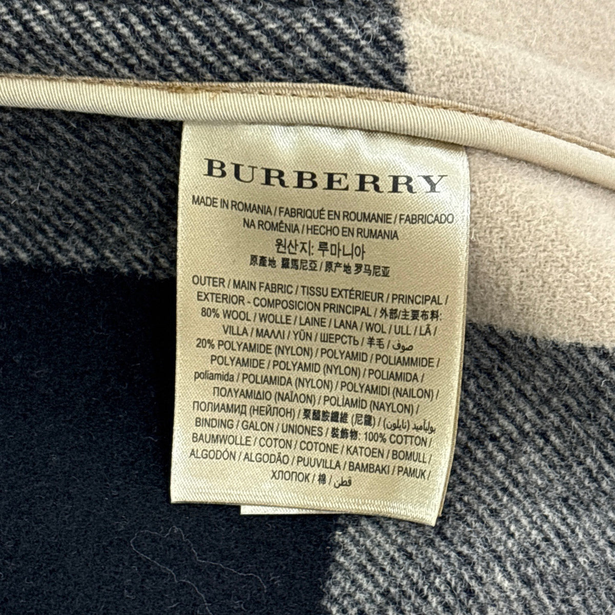 Burberry - Other - Wool - Camel - (XL)