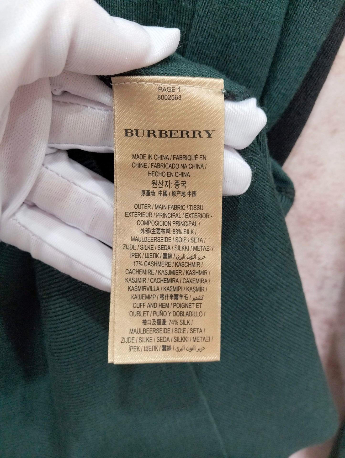 Burberry - Other - Wool - Green - (M)