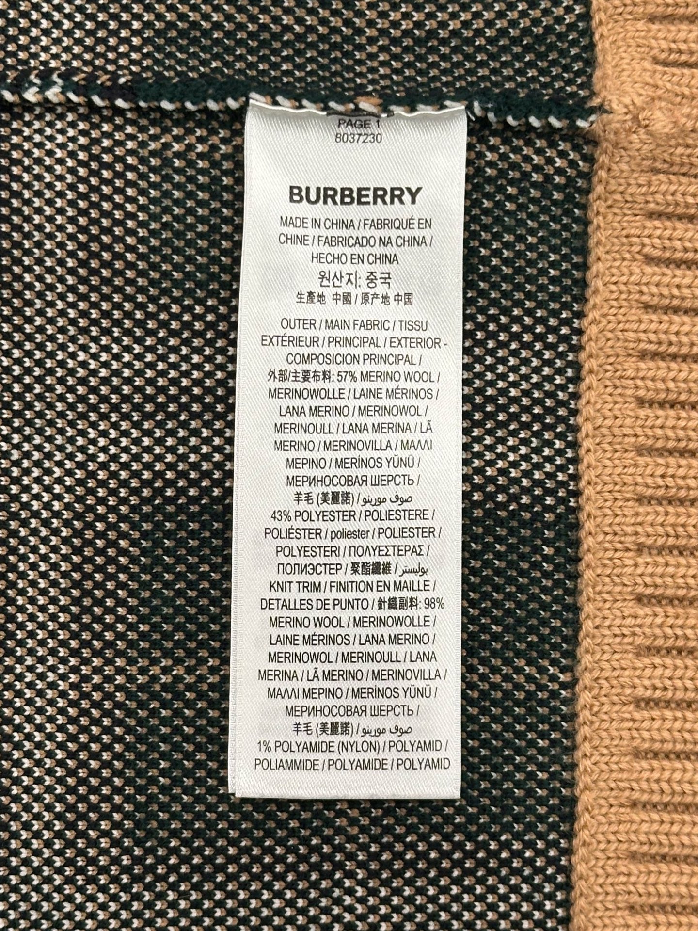 Burberry - Other - Wool - Green - (S)