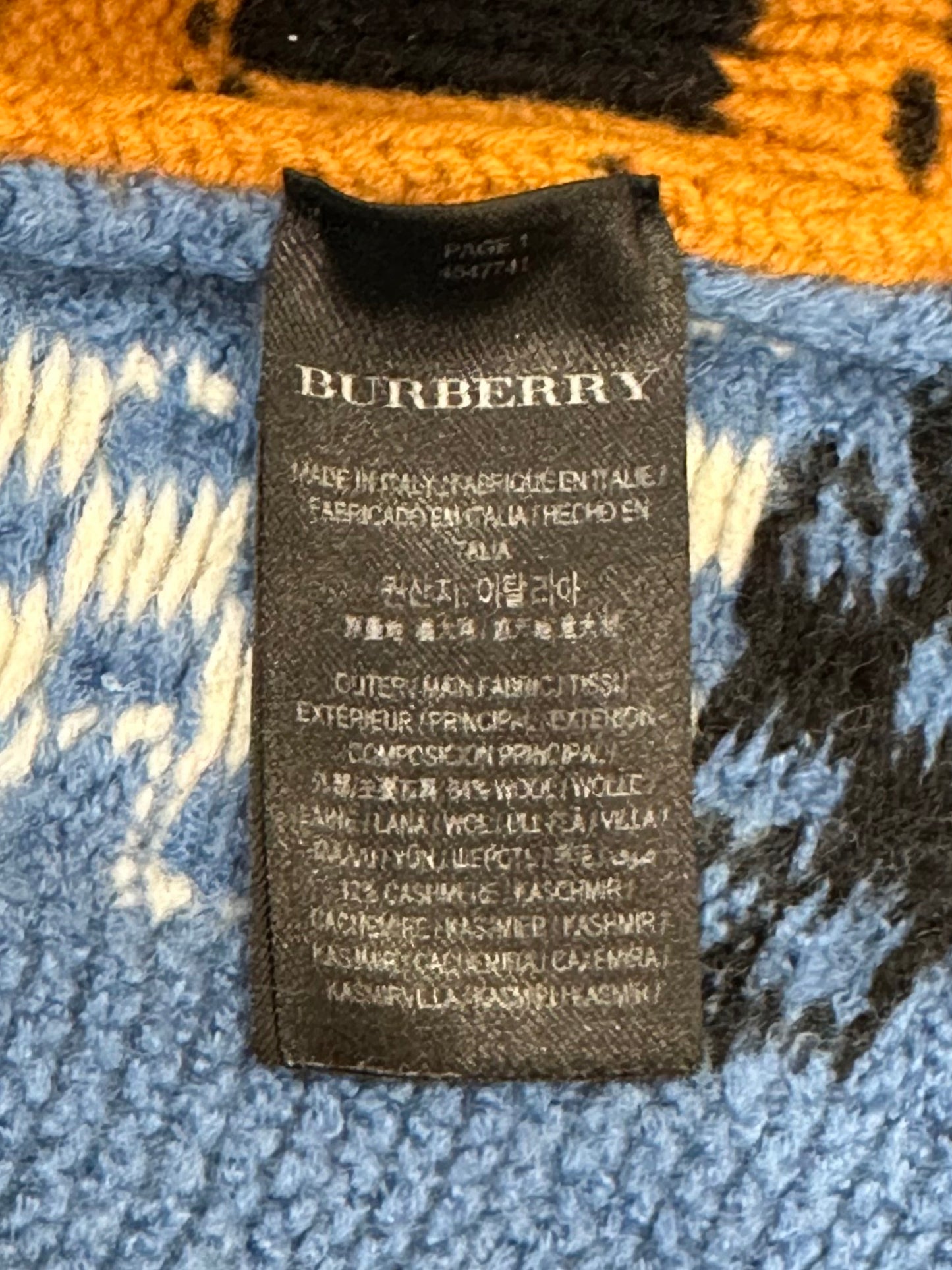 Burberry - Other - Wool - Multicolour - (M)