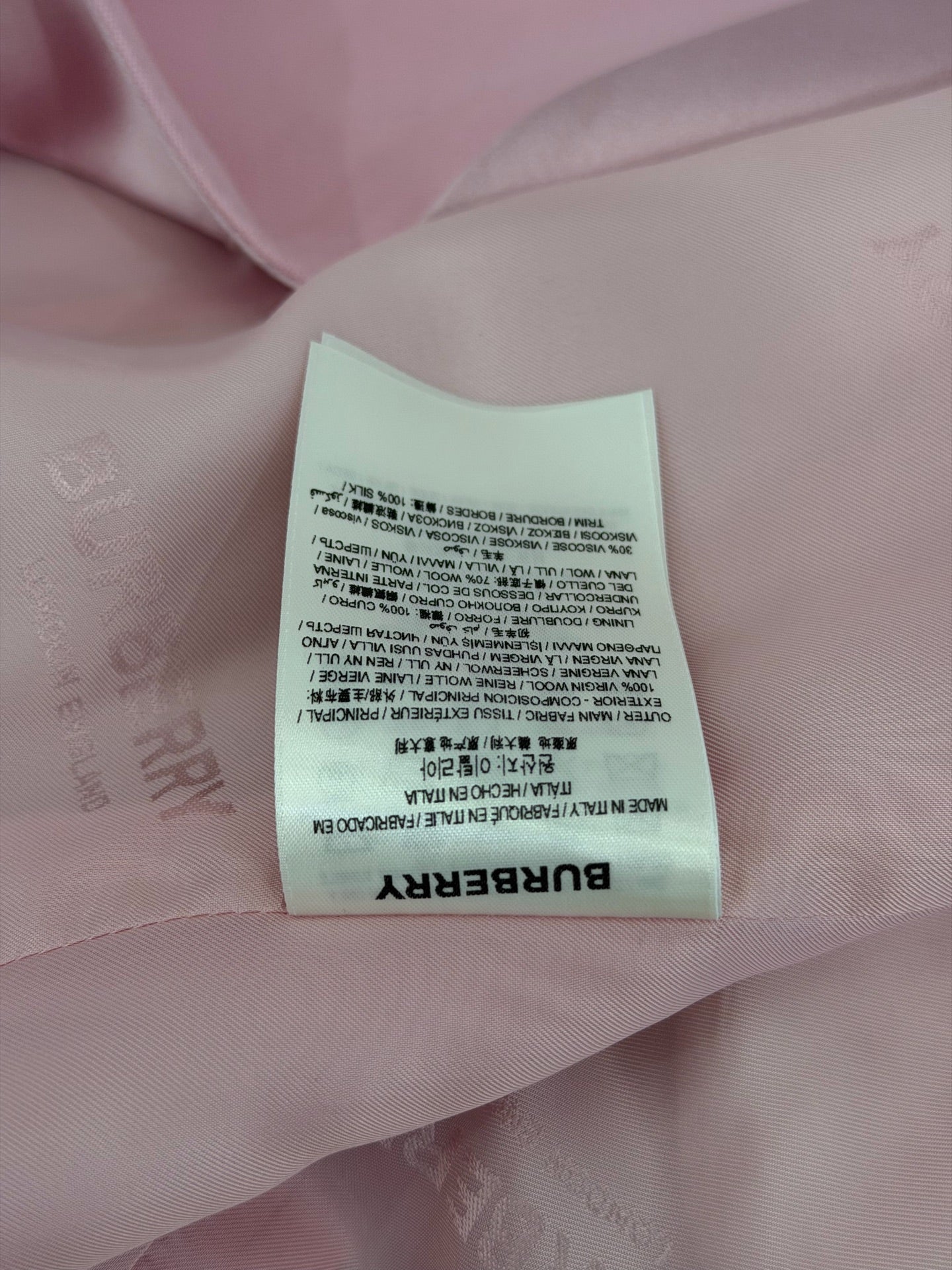 Burberry - Other - Wool - Pink - (34)