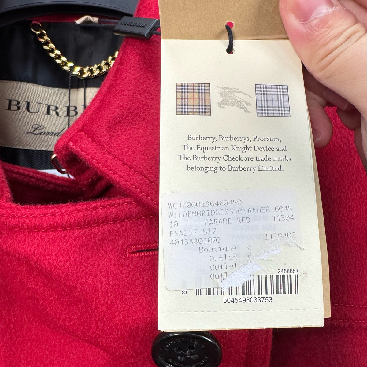 Burberry - Other - Wool - Red - (10)