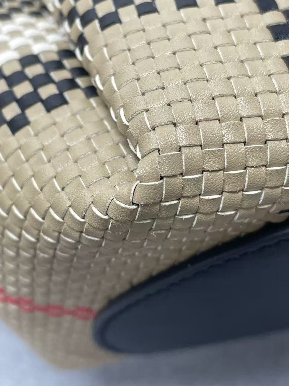 Burberry - Other - Woven synthetic with leather trim - Multicolour with Black and Red accents - (mini)