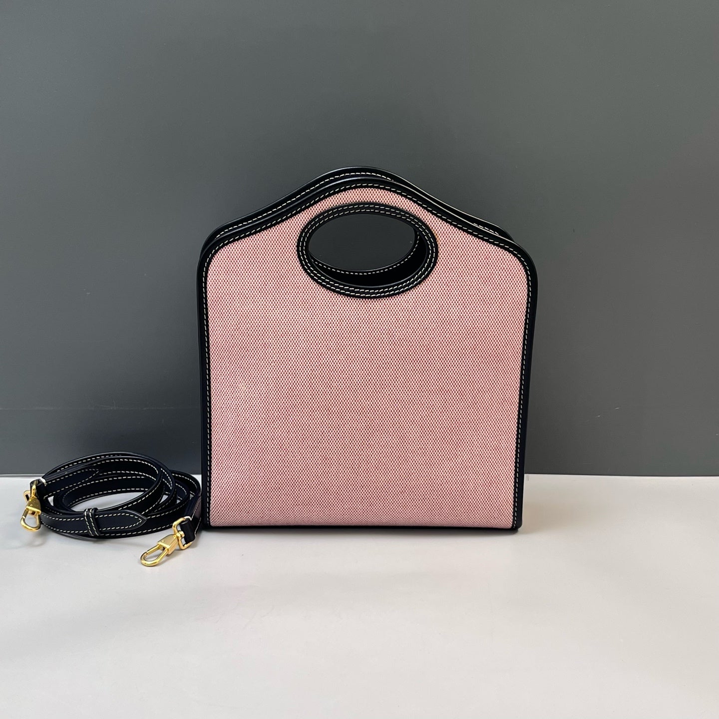 Burberry - Pocket Bag - Cloth - Pink - (Mini)