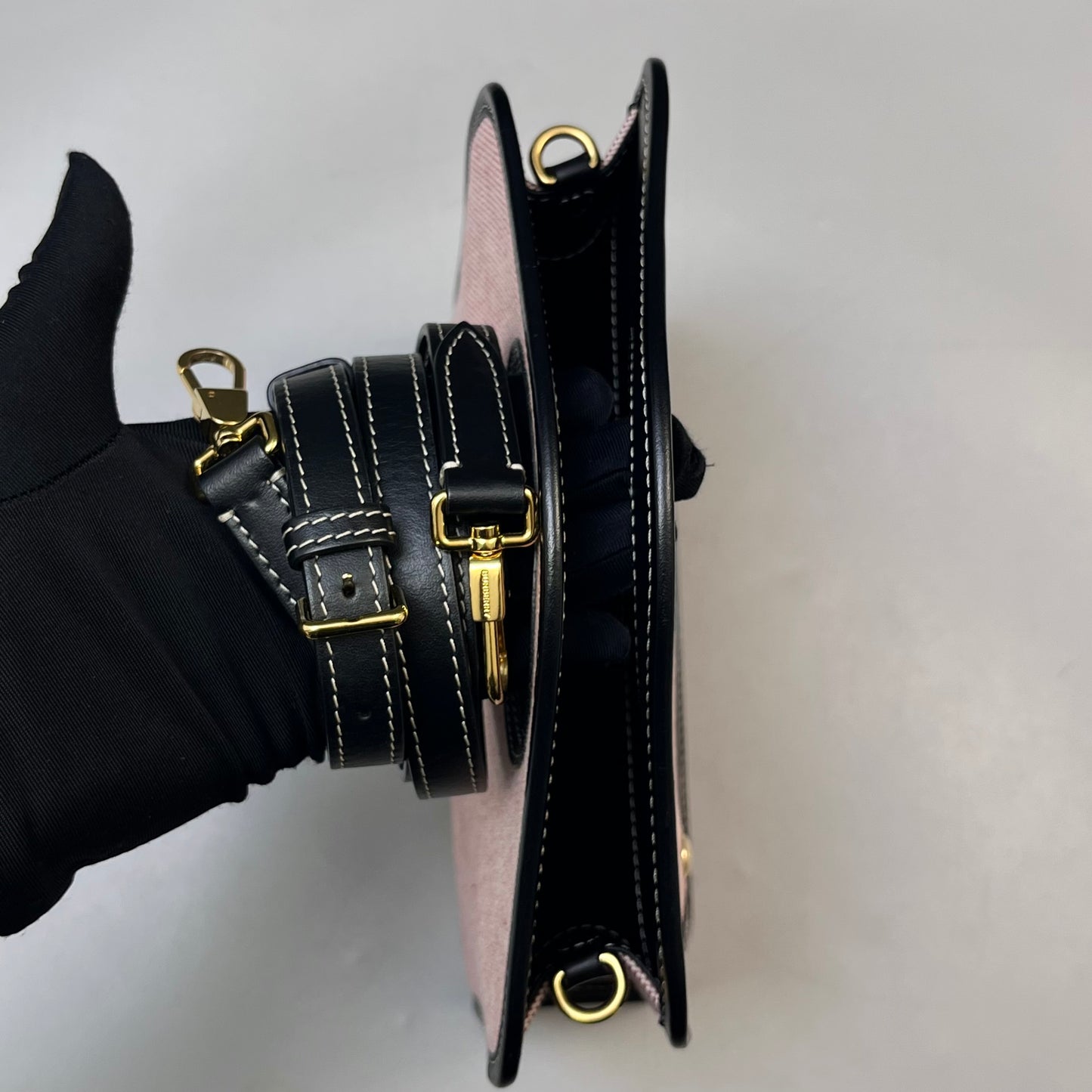 Burberry - Pocket Bag - Cloth - Pink - (Mini)