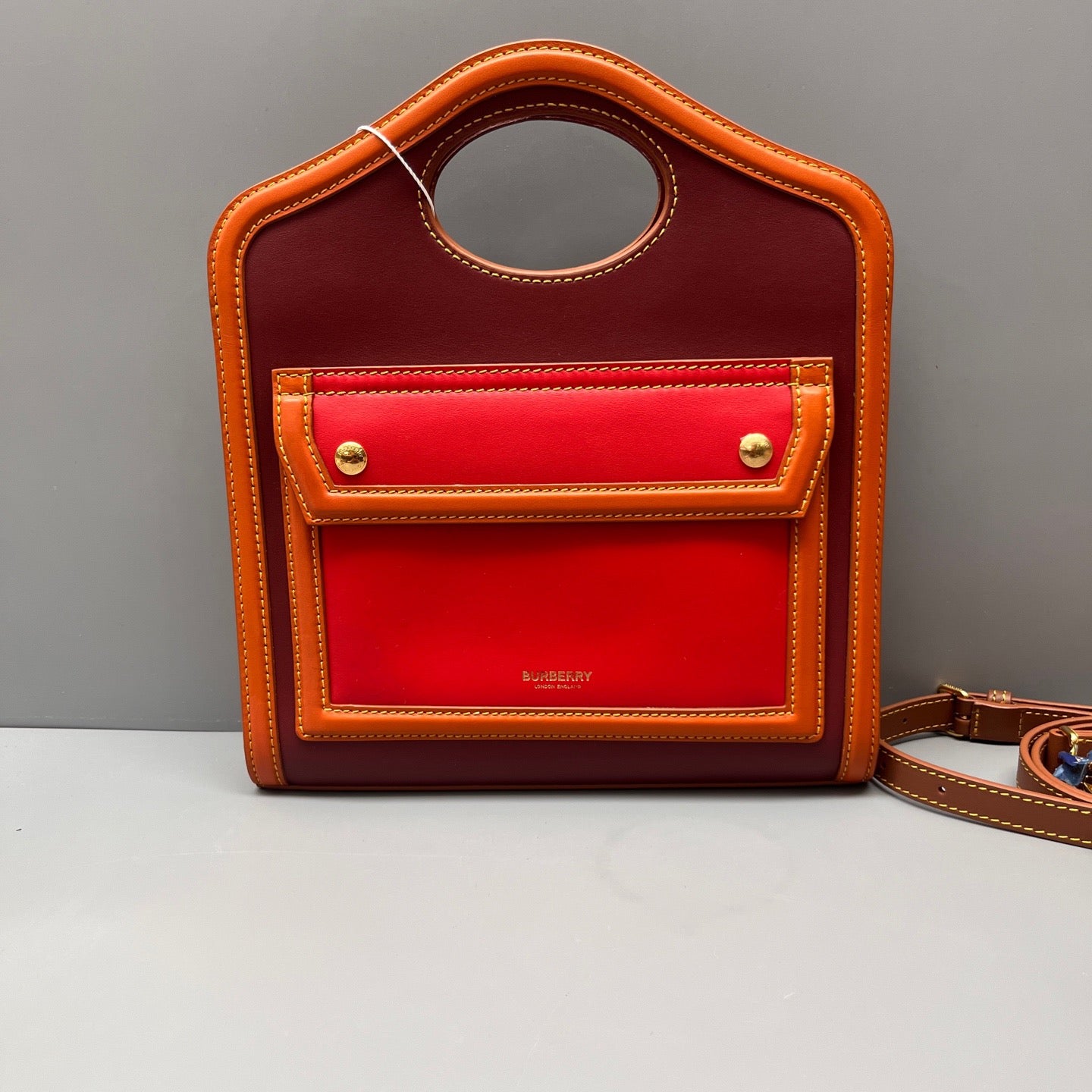 Burberry - Pocket Bag - Leather - Multicolour - (medium)