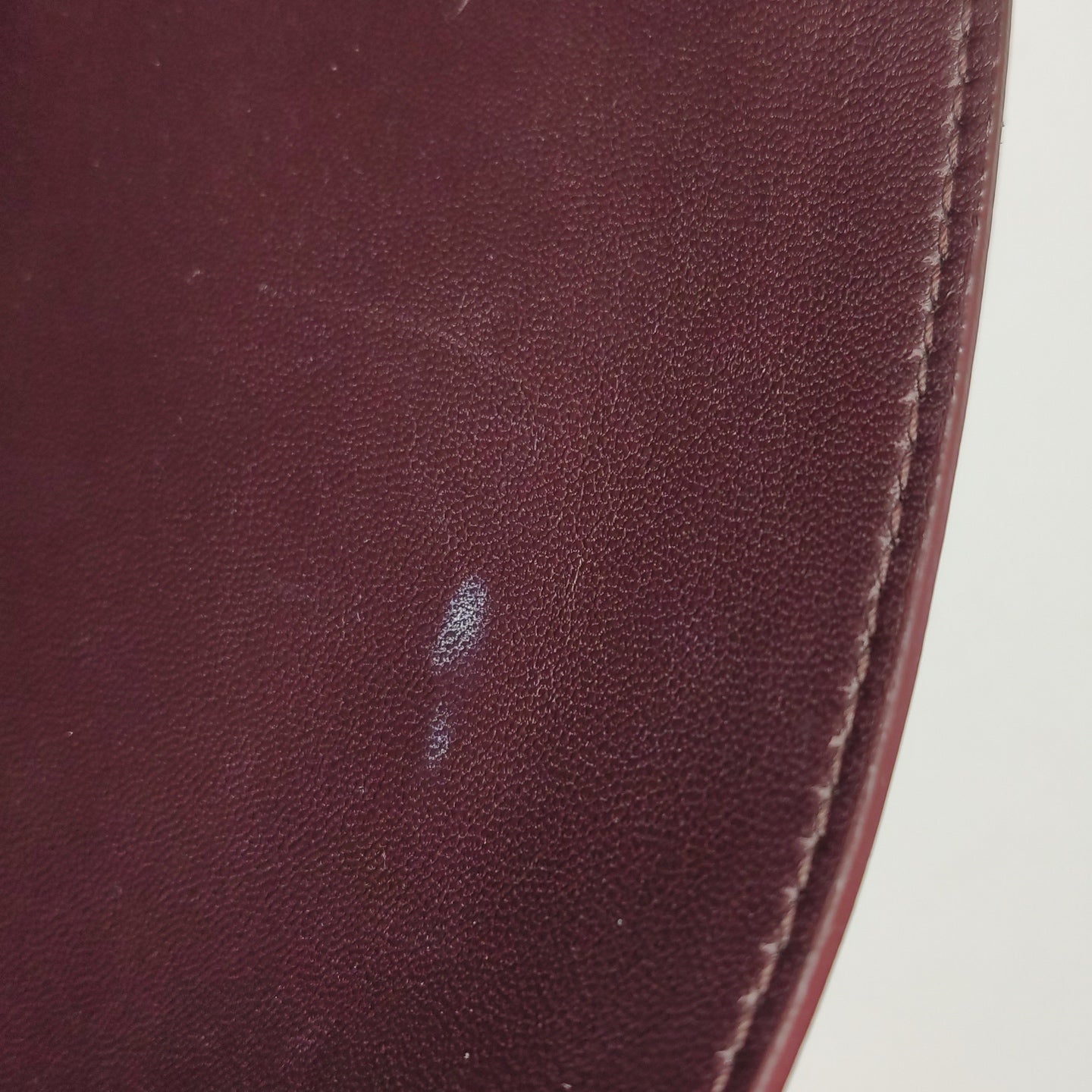 Burberry - Quilted TB Bag - Lambskin leather - Burgundy - (Small)