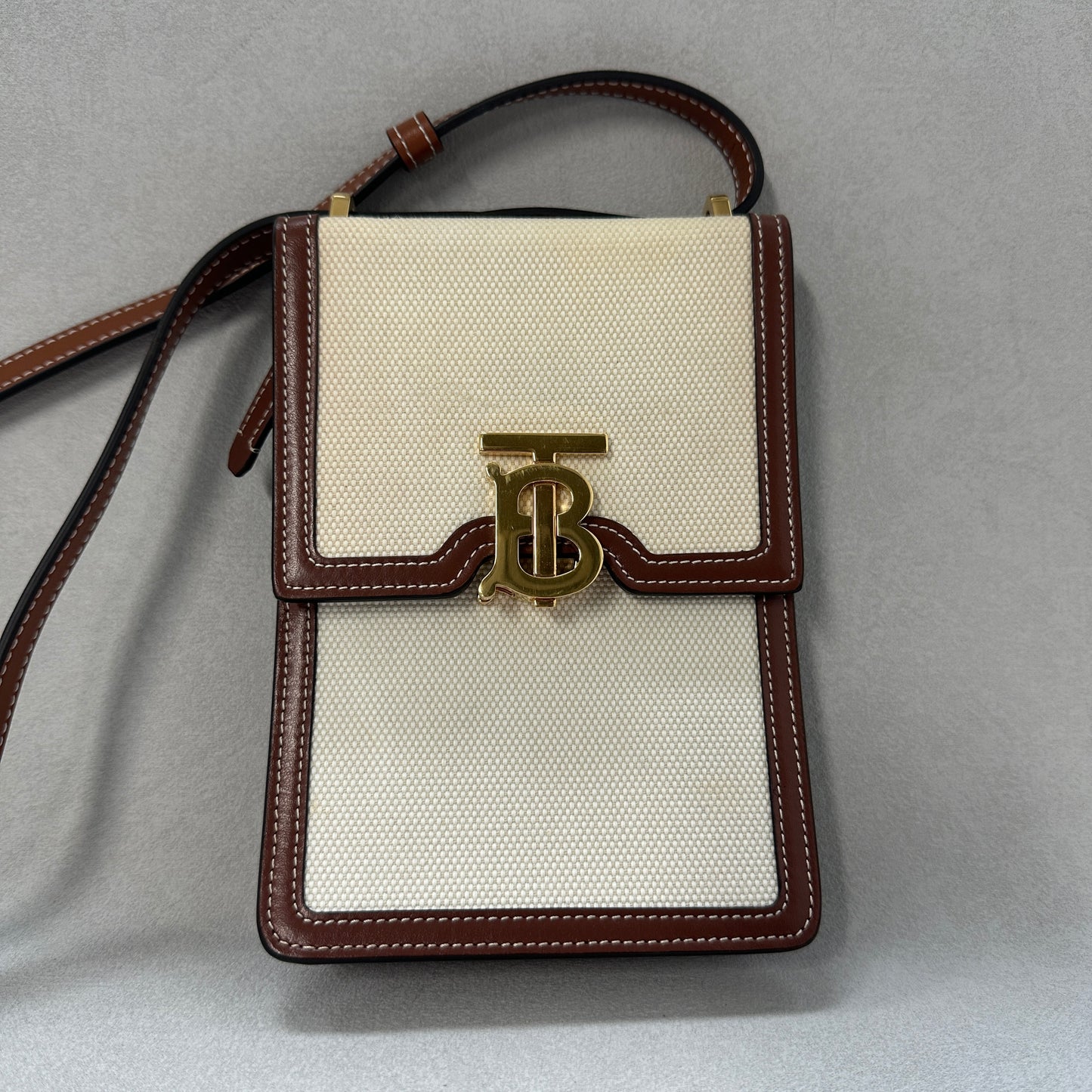 Burberry - Robin Bag - Cloth - Beige - (mini)