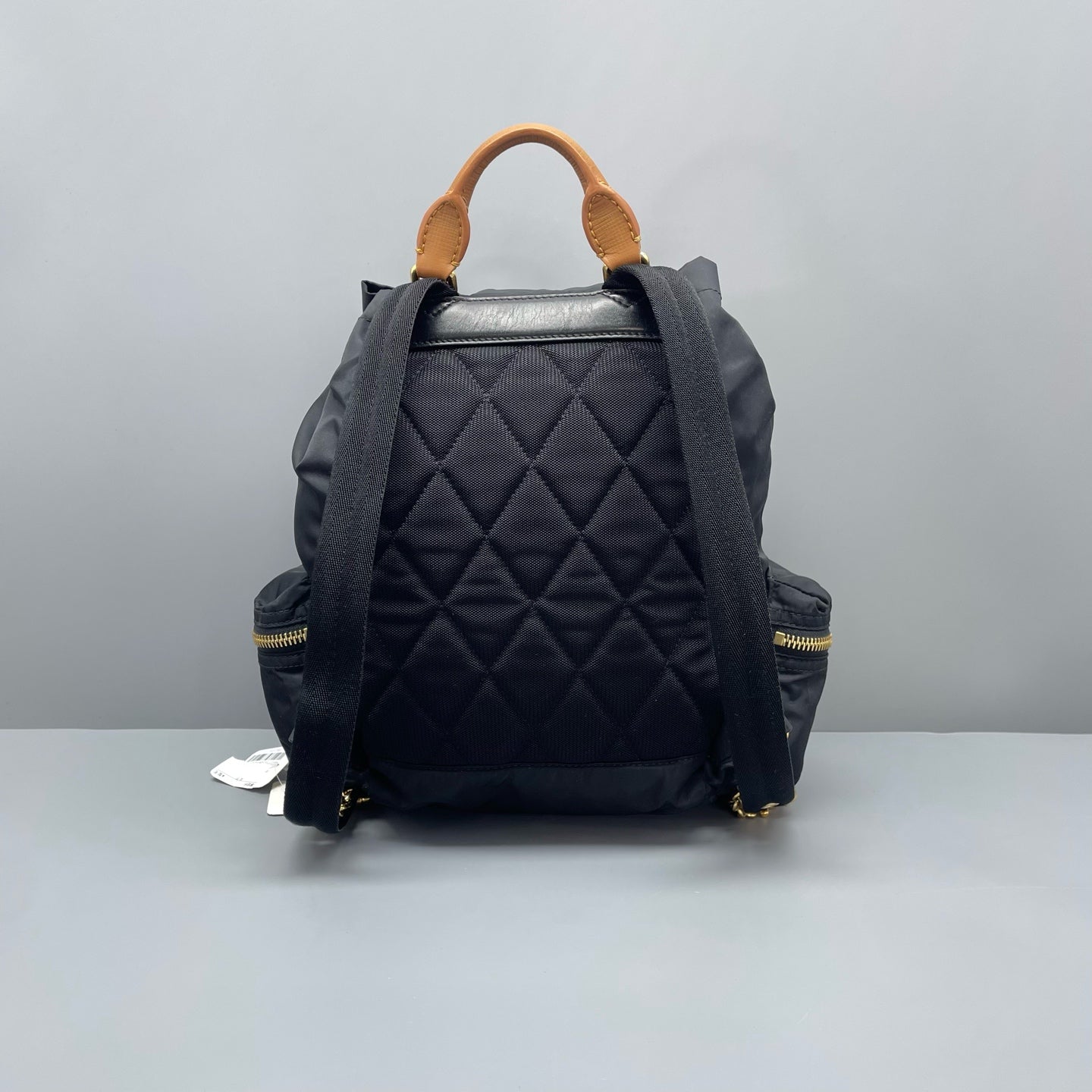 Burberry - Rucksack - Nylon with leather trim - Black - (small)