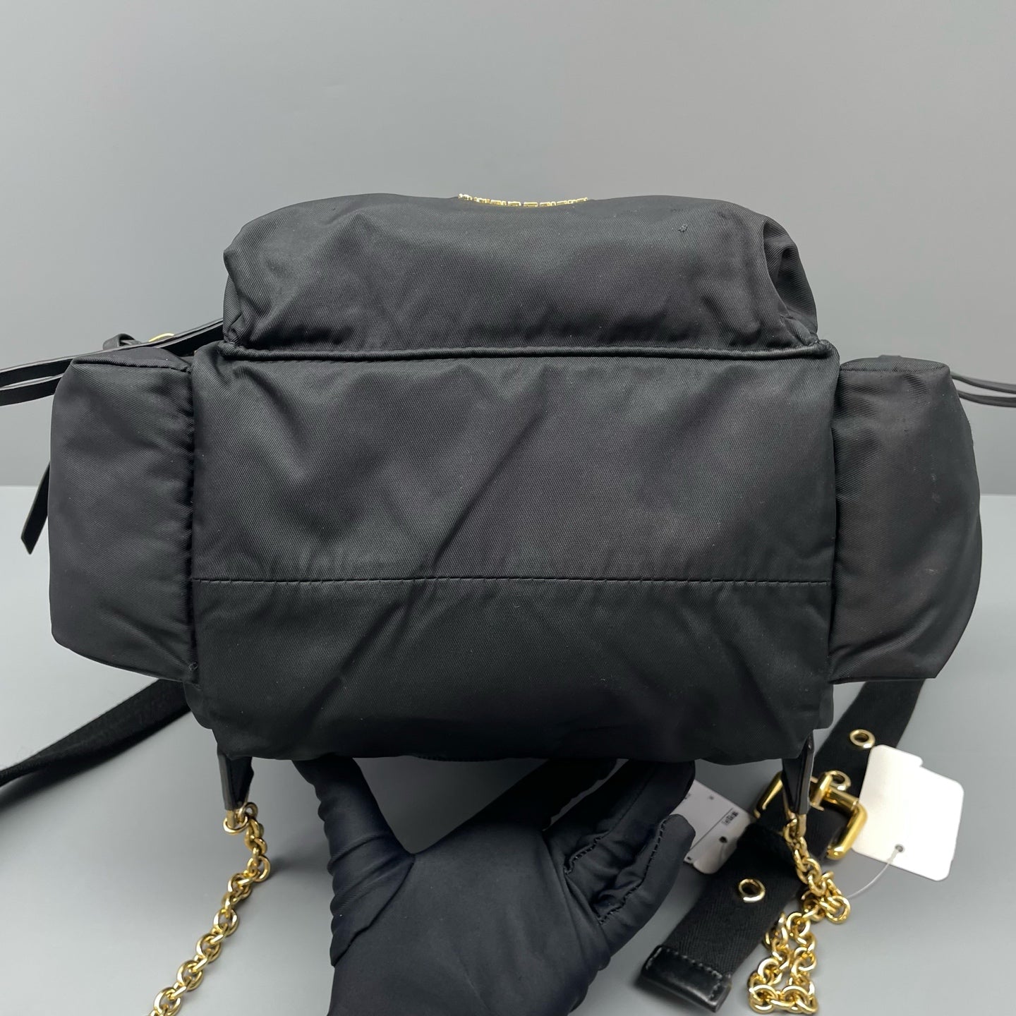 Burberry - Rucksack - Nylon with leather trim - Black - (small)