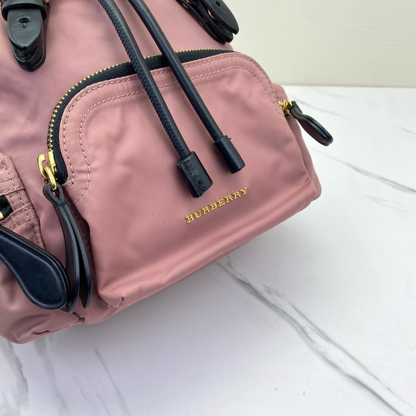 Burberry - Small Nylon Backpack - Nylon - Pink - (small)