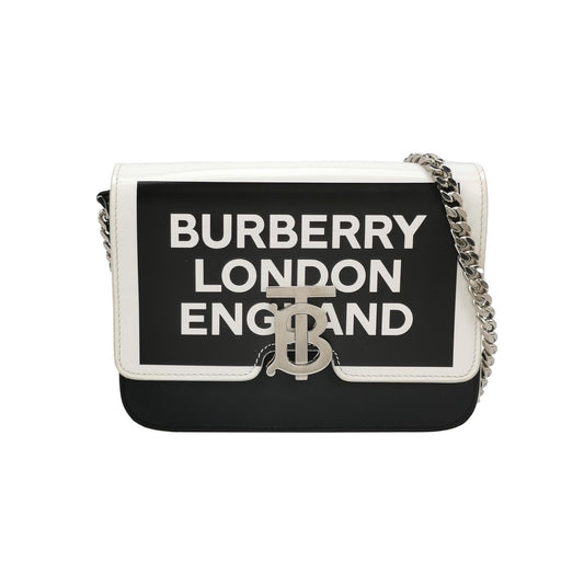 Burberry - TB Monogram Flap Bag - Leather - Multicolour - (small)