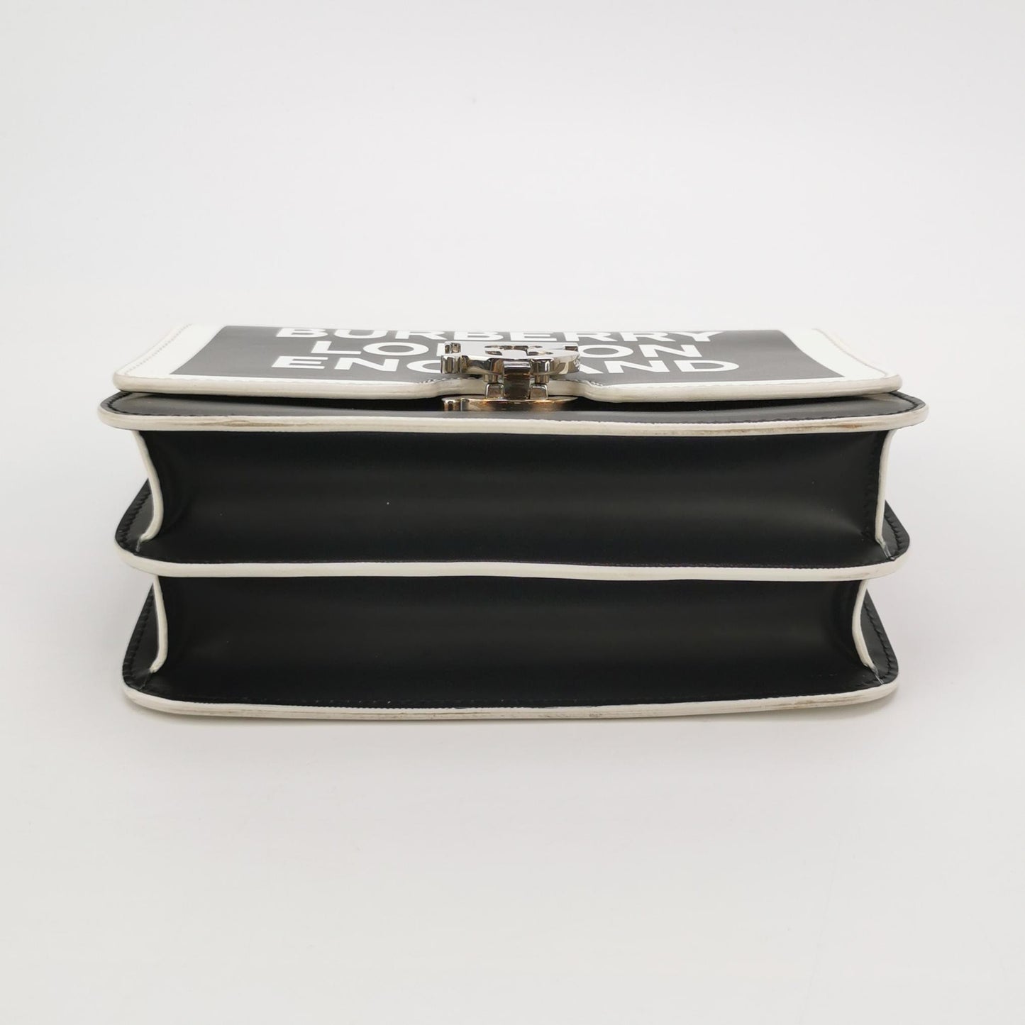 Burberry - TB Monogram Flap Bag - Leather - Multicolour - (small)