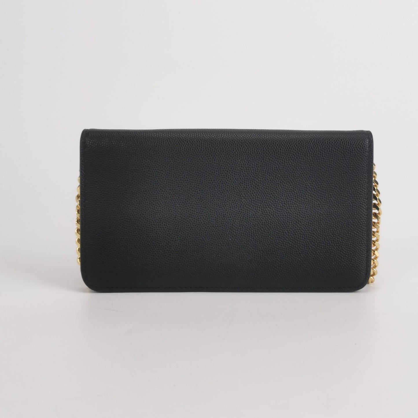 Burberry - TB Wallet on Chain - Grained calf leather - Black - (mini)