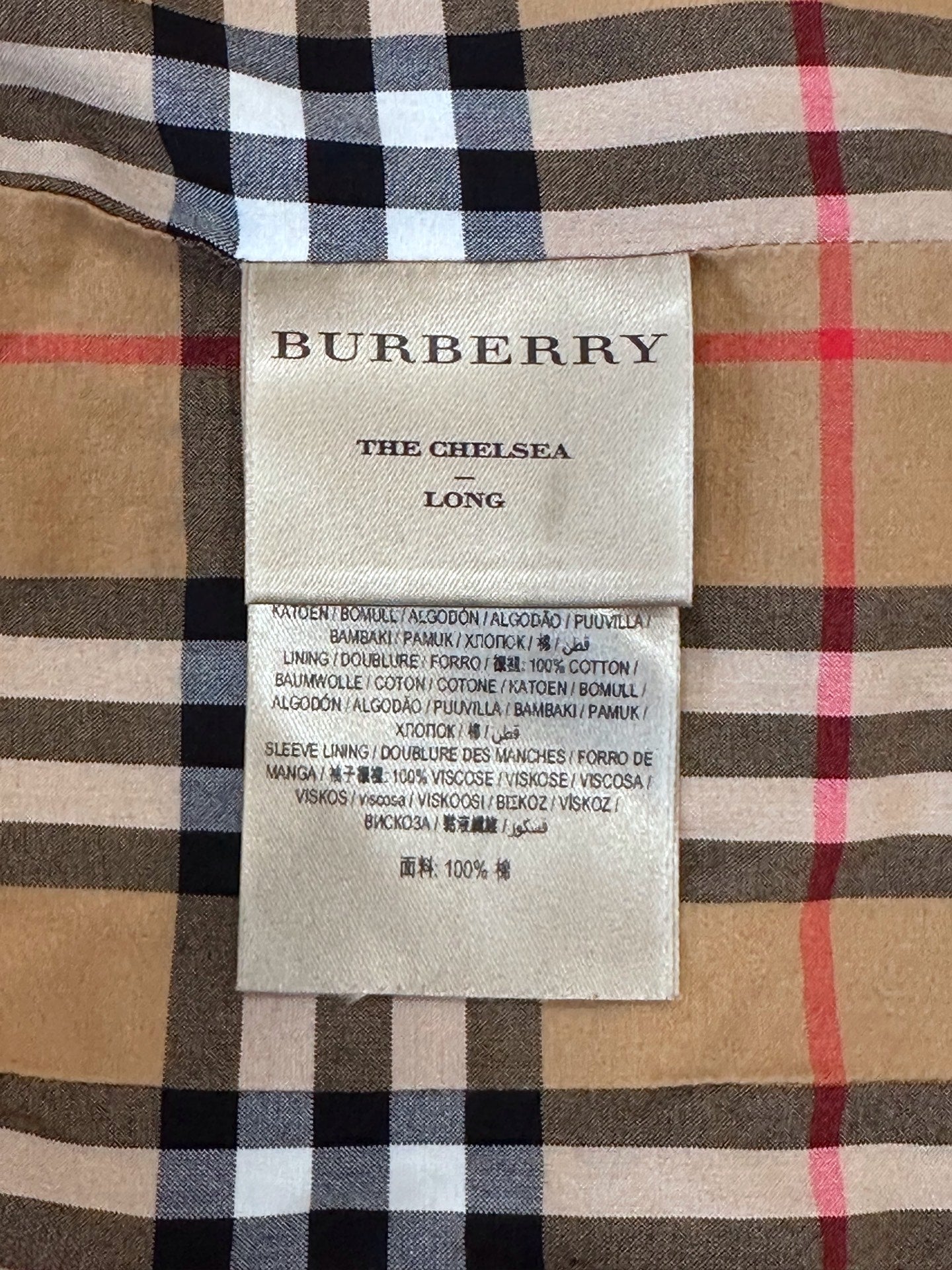 Burberry - The Chelsea - Cotton - Beige - (10)