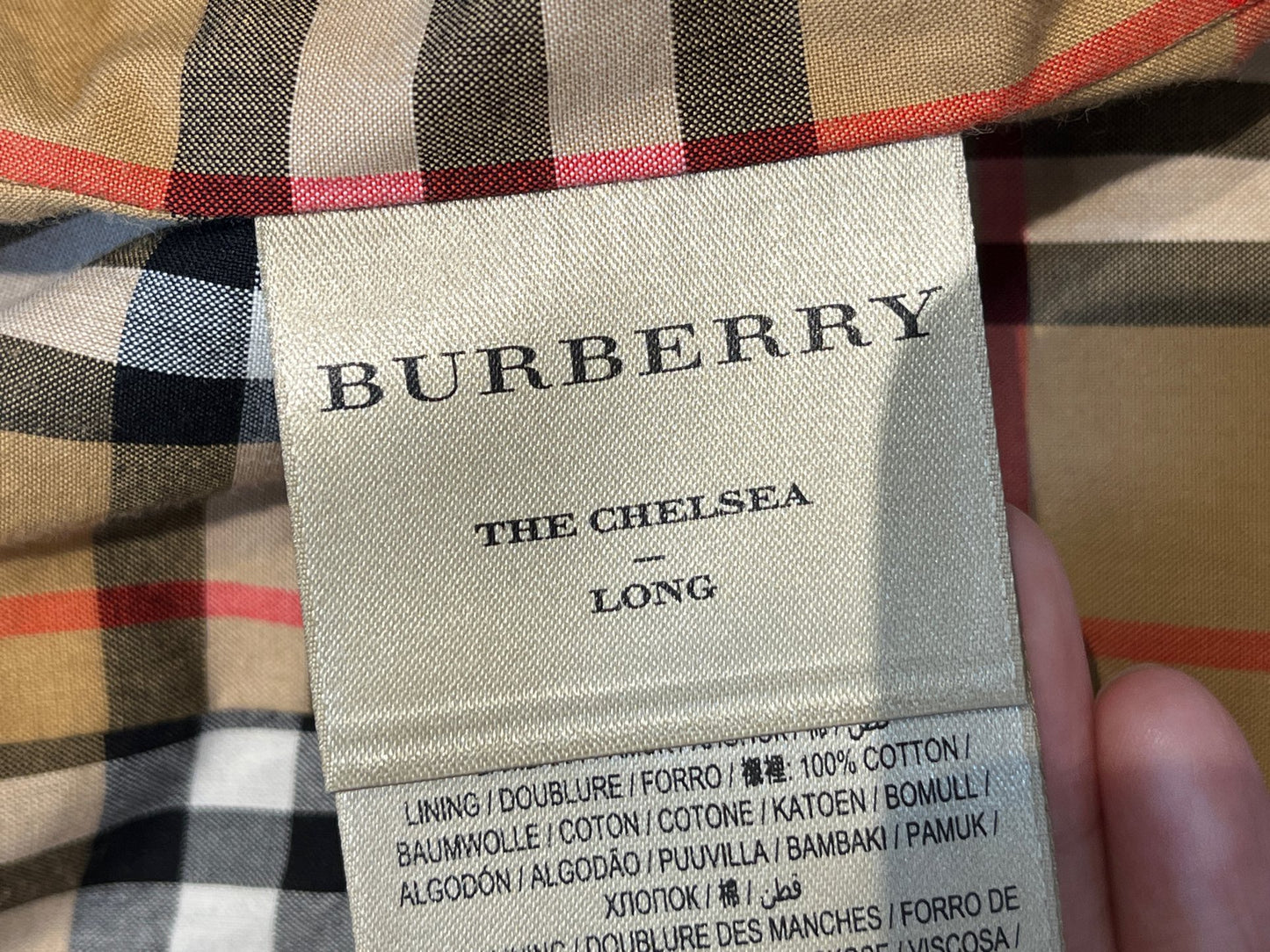 Burberry - The Chelsea - Cotton - Beige - (38)