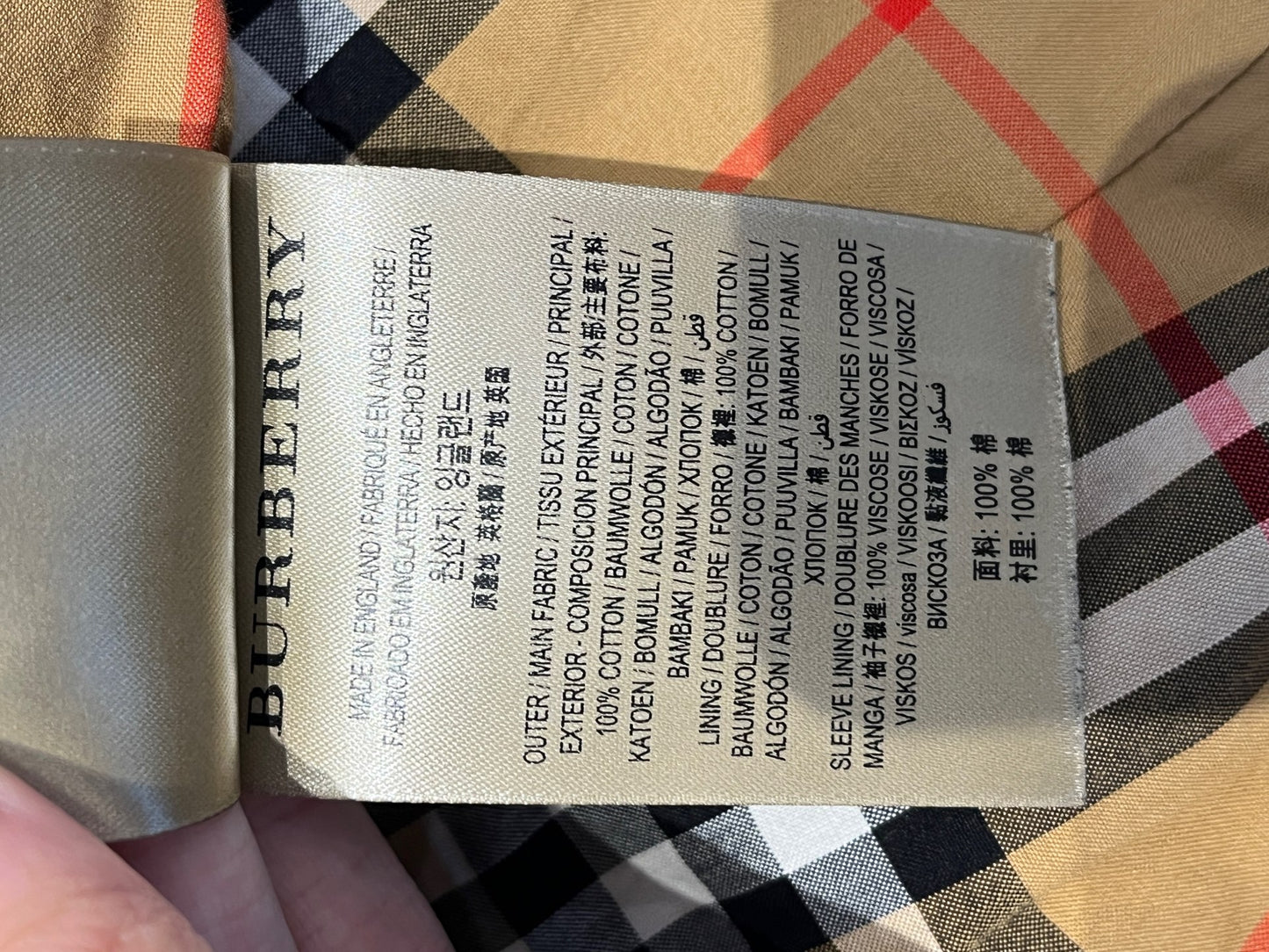 Burberry - The Chelsea - Cotton - Beige - (38)