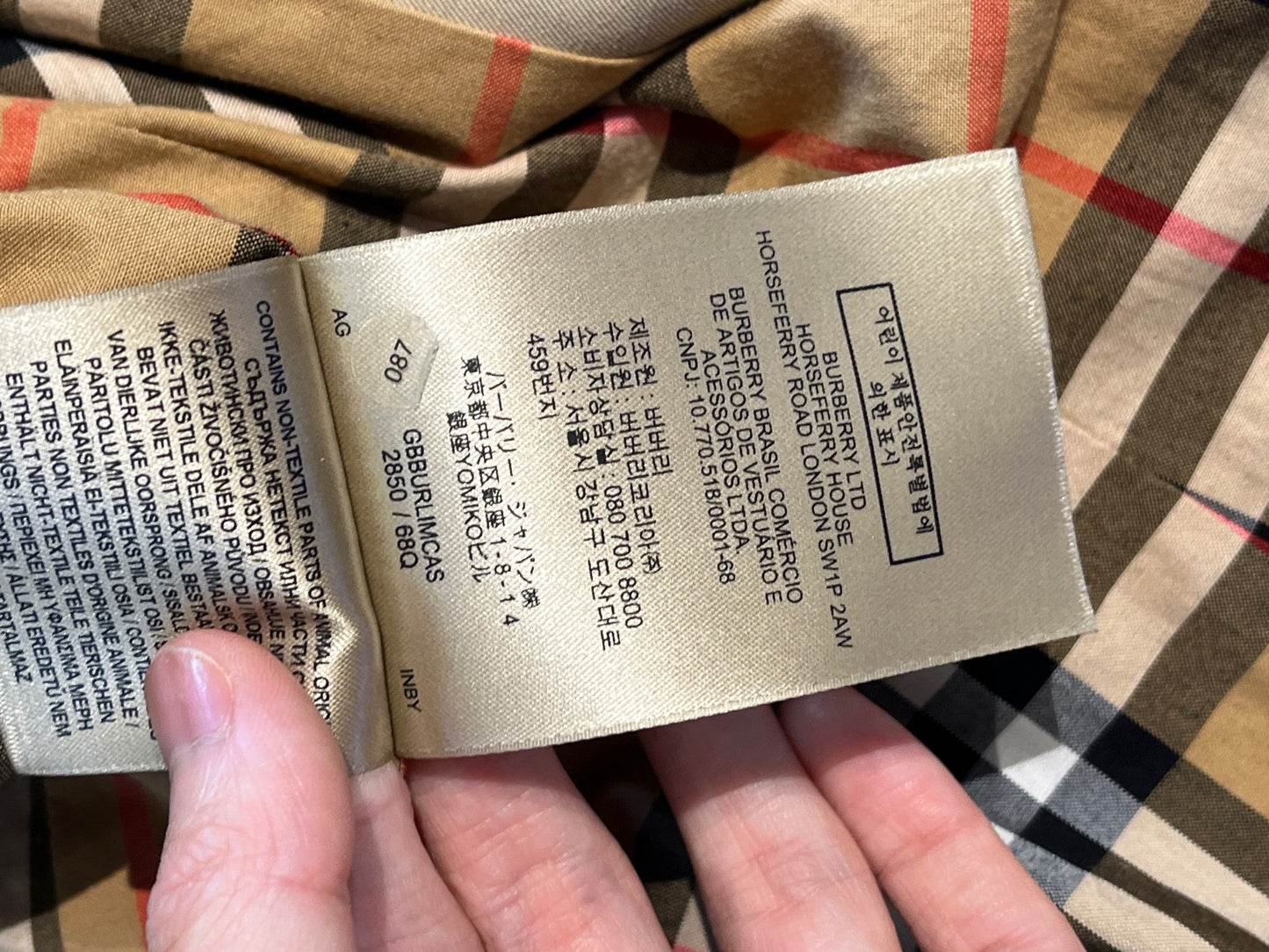 Burberry - The Chelsea - Cotton - Beige - (38)
