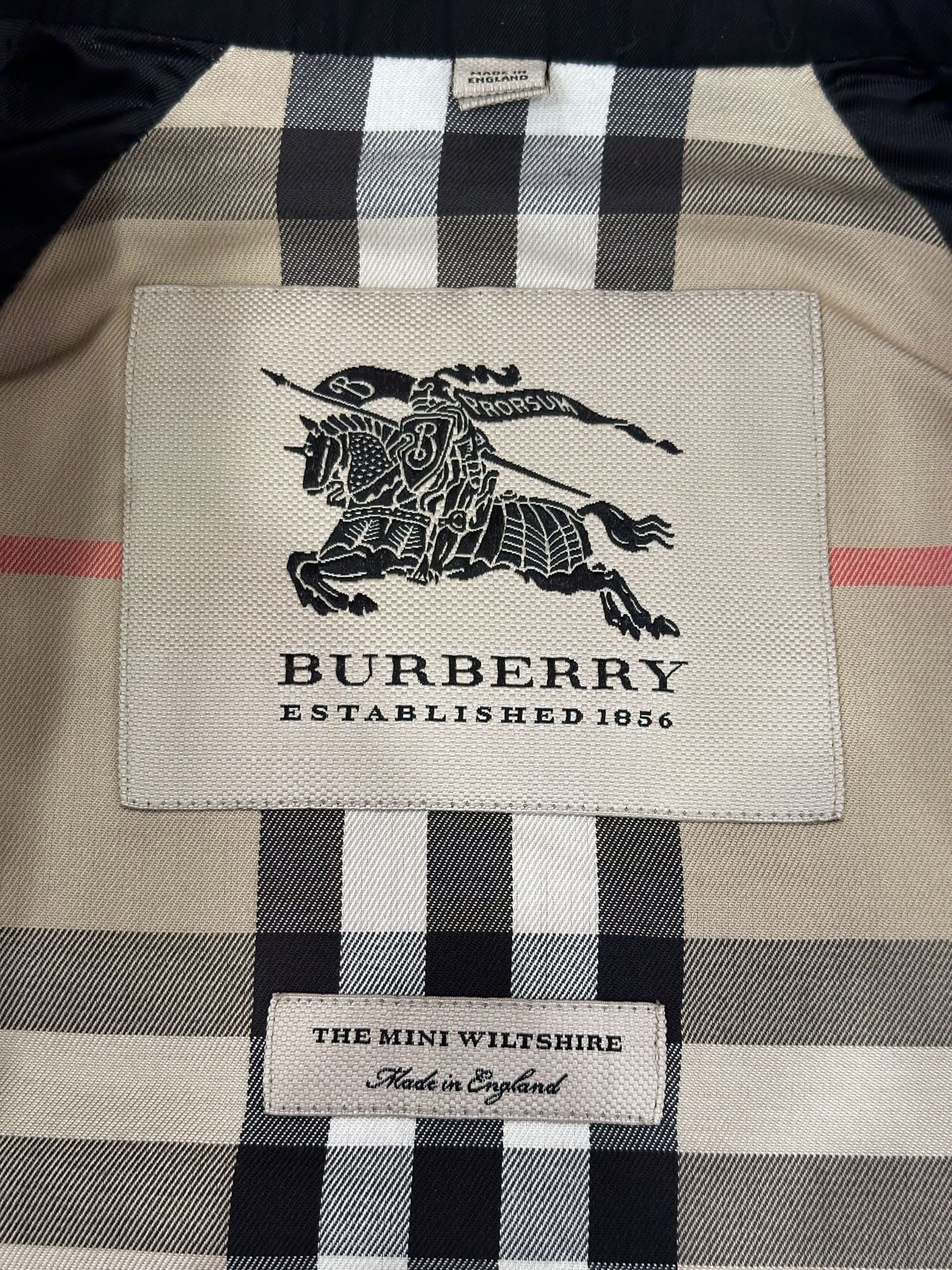 Burberry - The Mini Wiltshire - Cotton - Black - (XS)