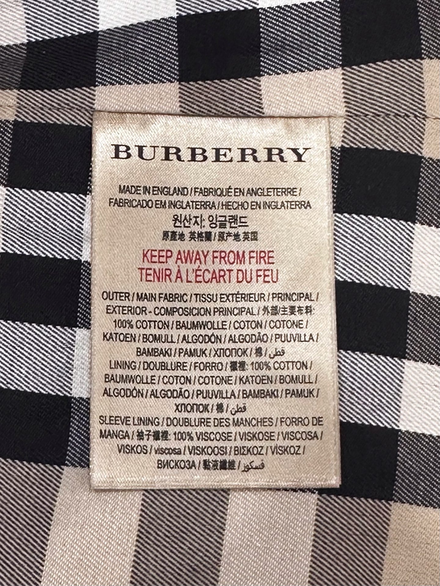 Burberry - The Mini Wiltshire - Cotton - Black - (XS)