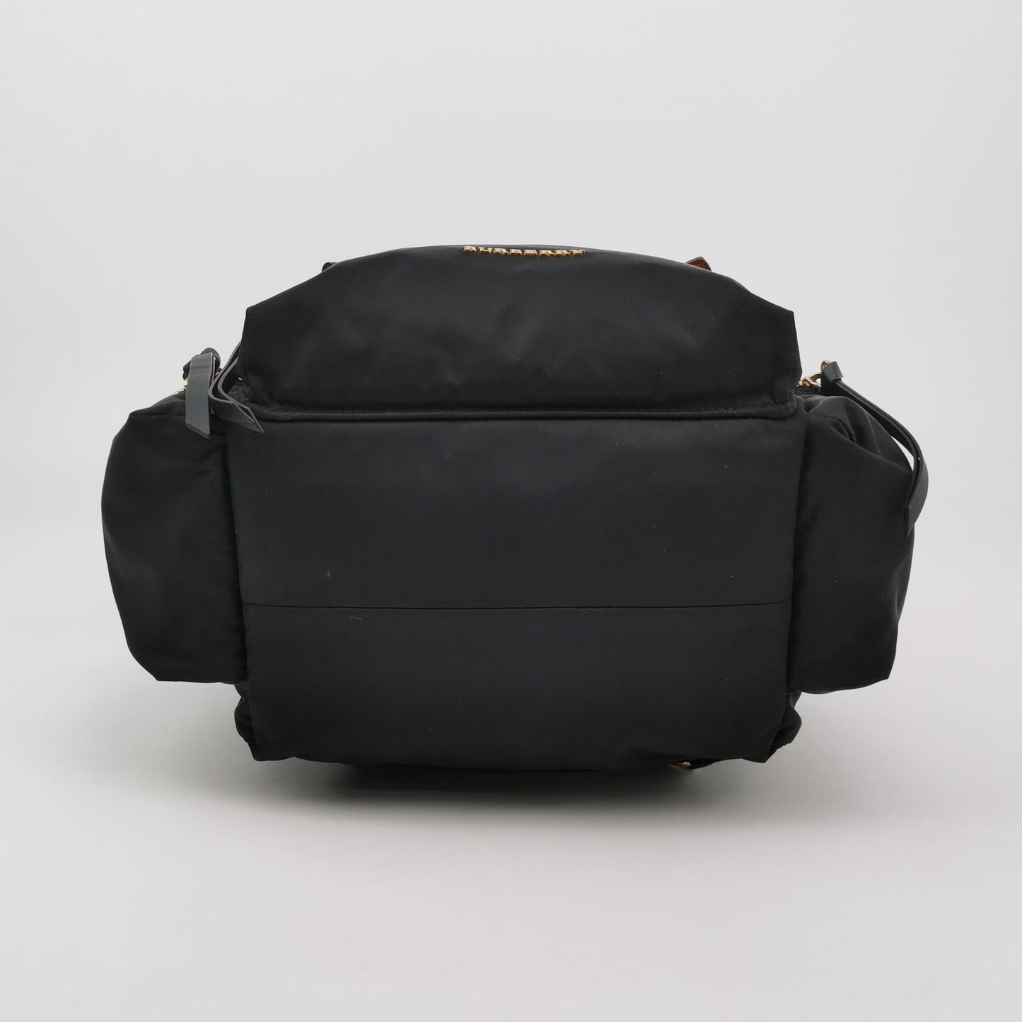Burberry - The Rucksack - Nylon and Cowhide Leather - Black with Tan Accents - (Medium)