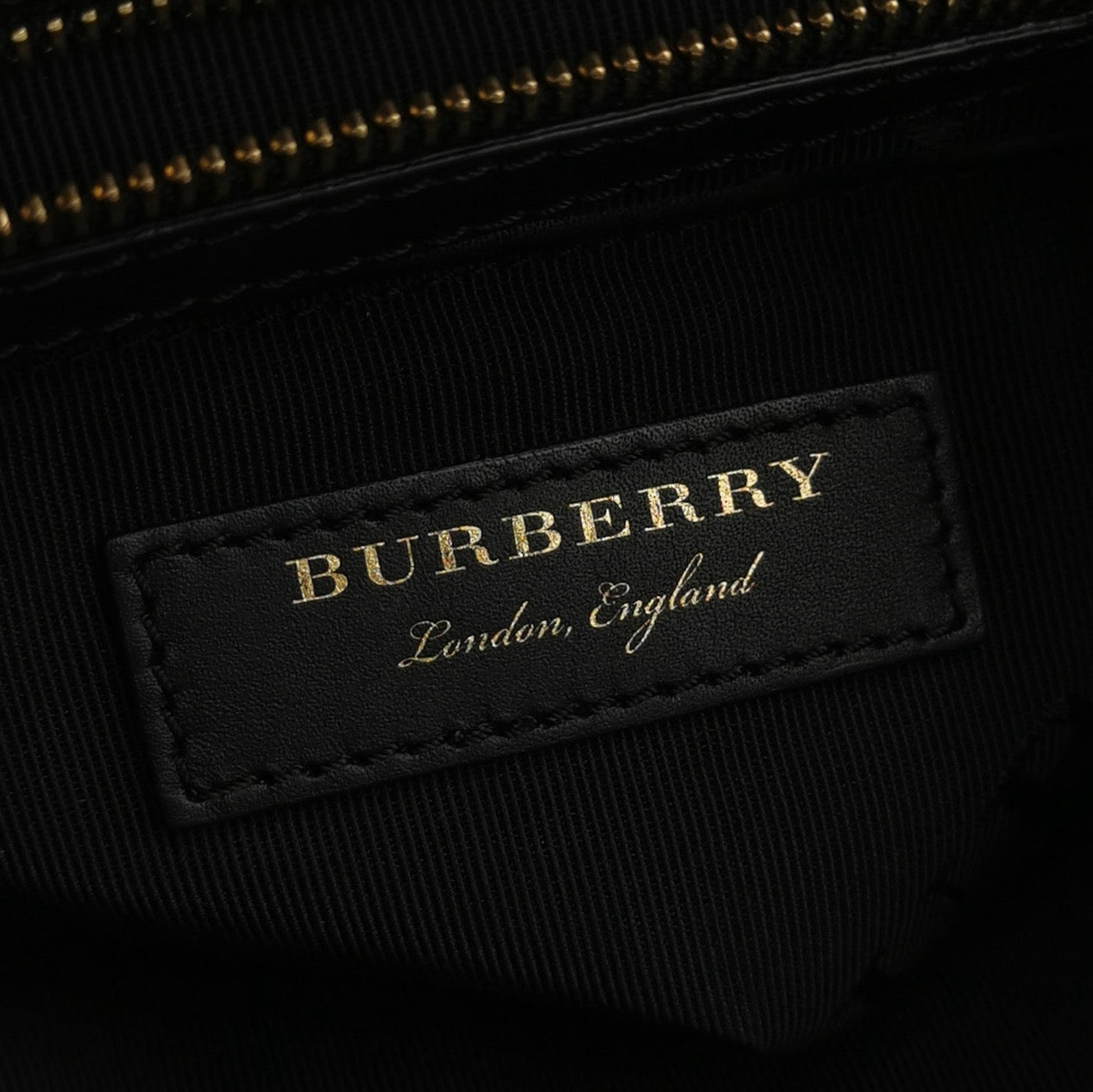 Burberry - The Rucksack - Nylon and Cowhide Leather - Black with Tan Accents - (Medium)